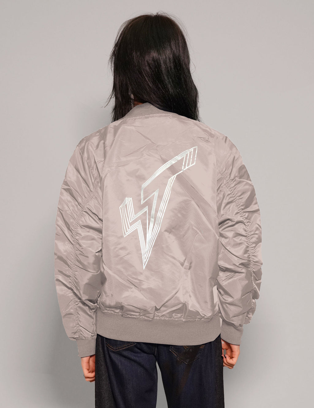 MA-1 Light Weight Bomber Jacket in Grey