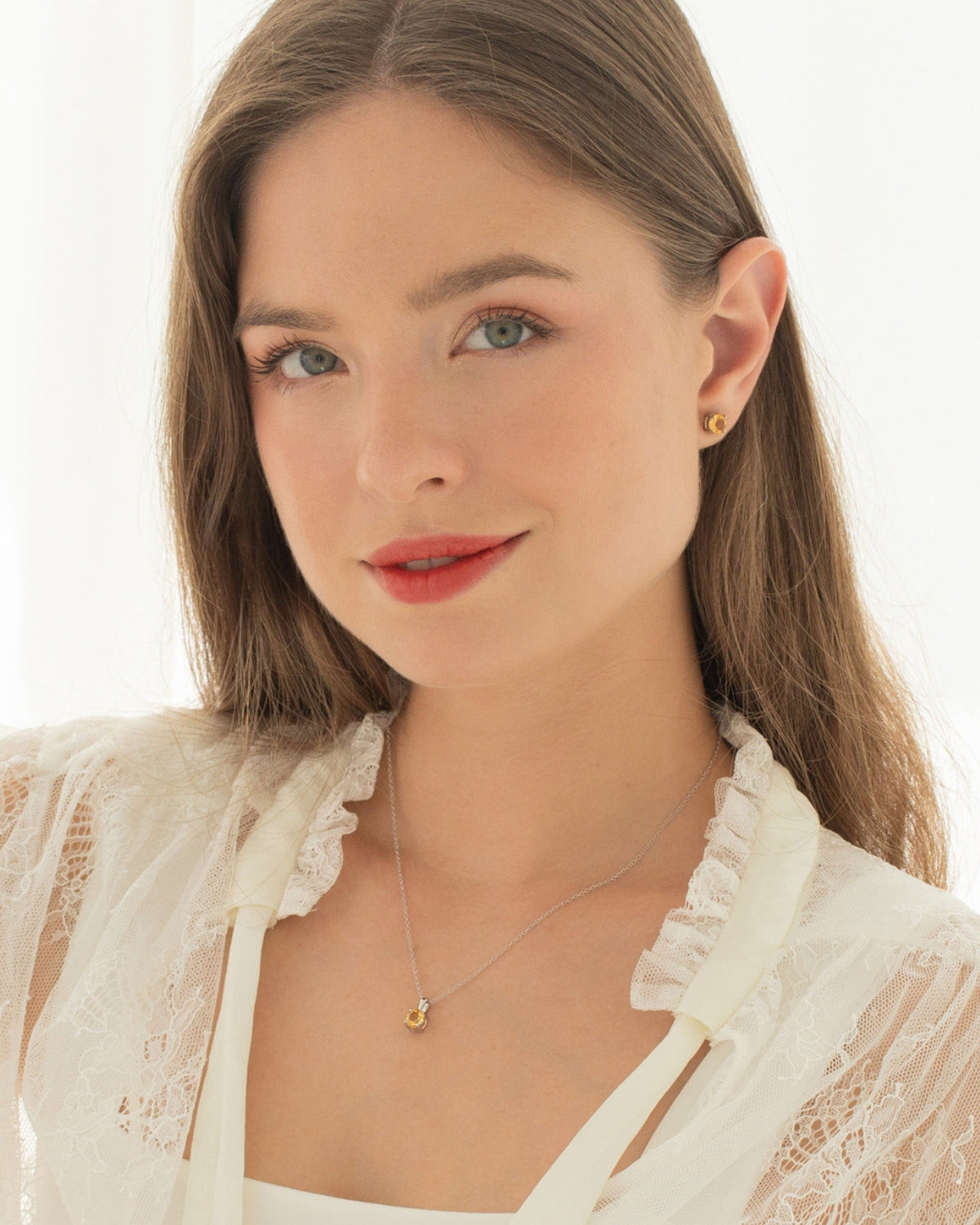 Citrine Everyday Jewellery Gift Set in Sterling Silver