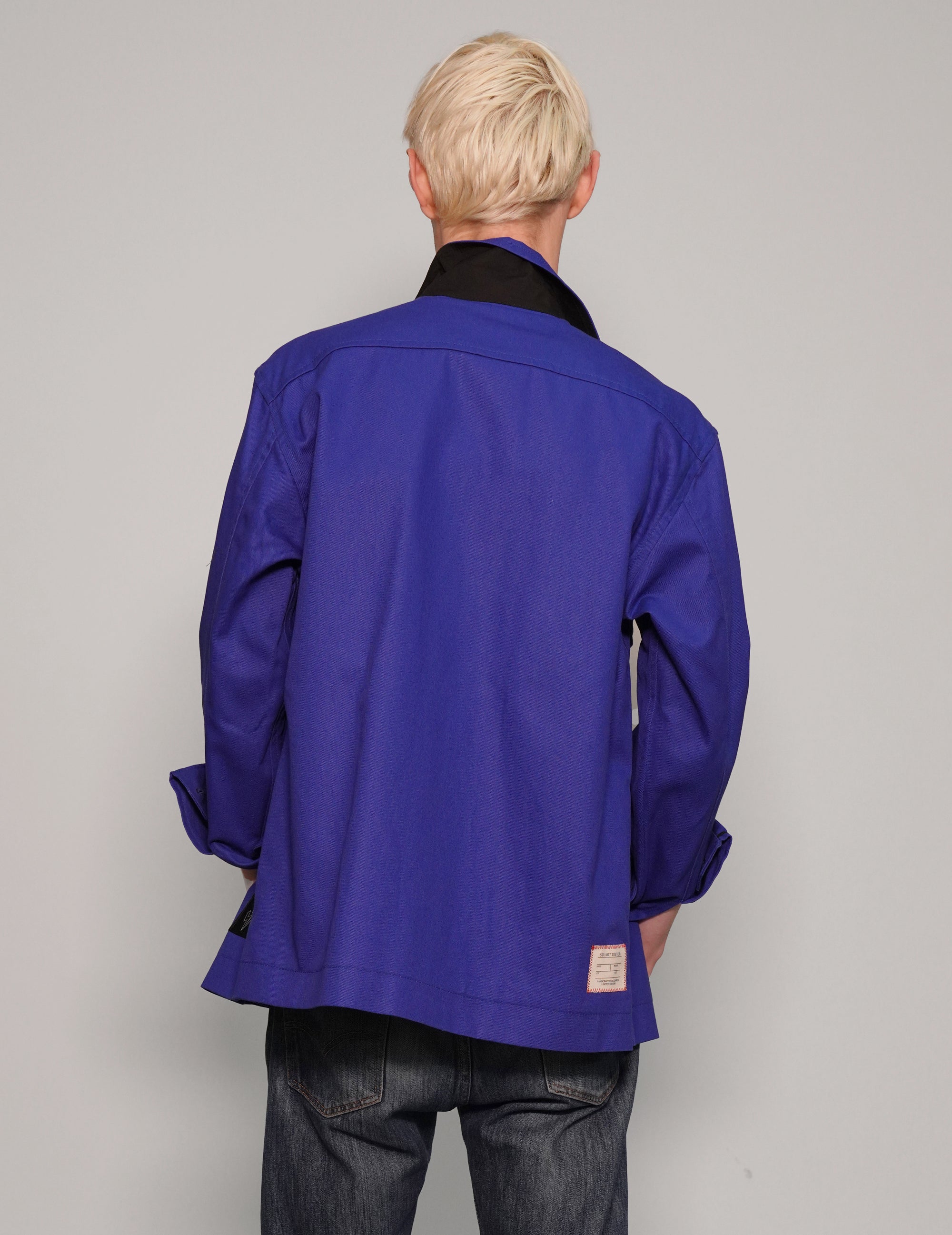 Cotton Workshirt in French Blue