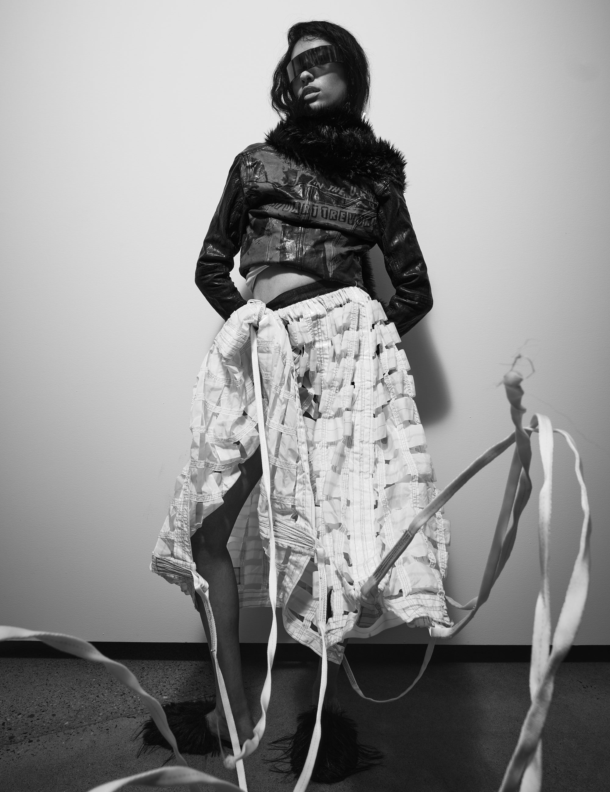 Parachute Skirt - White or Black