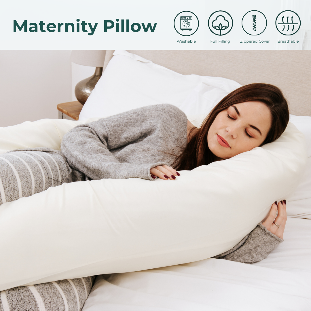 Maternity Pillow And Case 12 Ft - Buttercup Cream