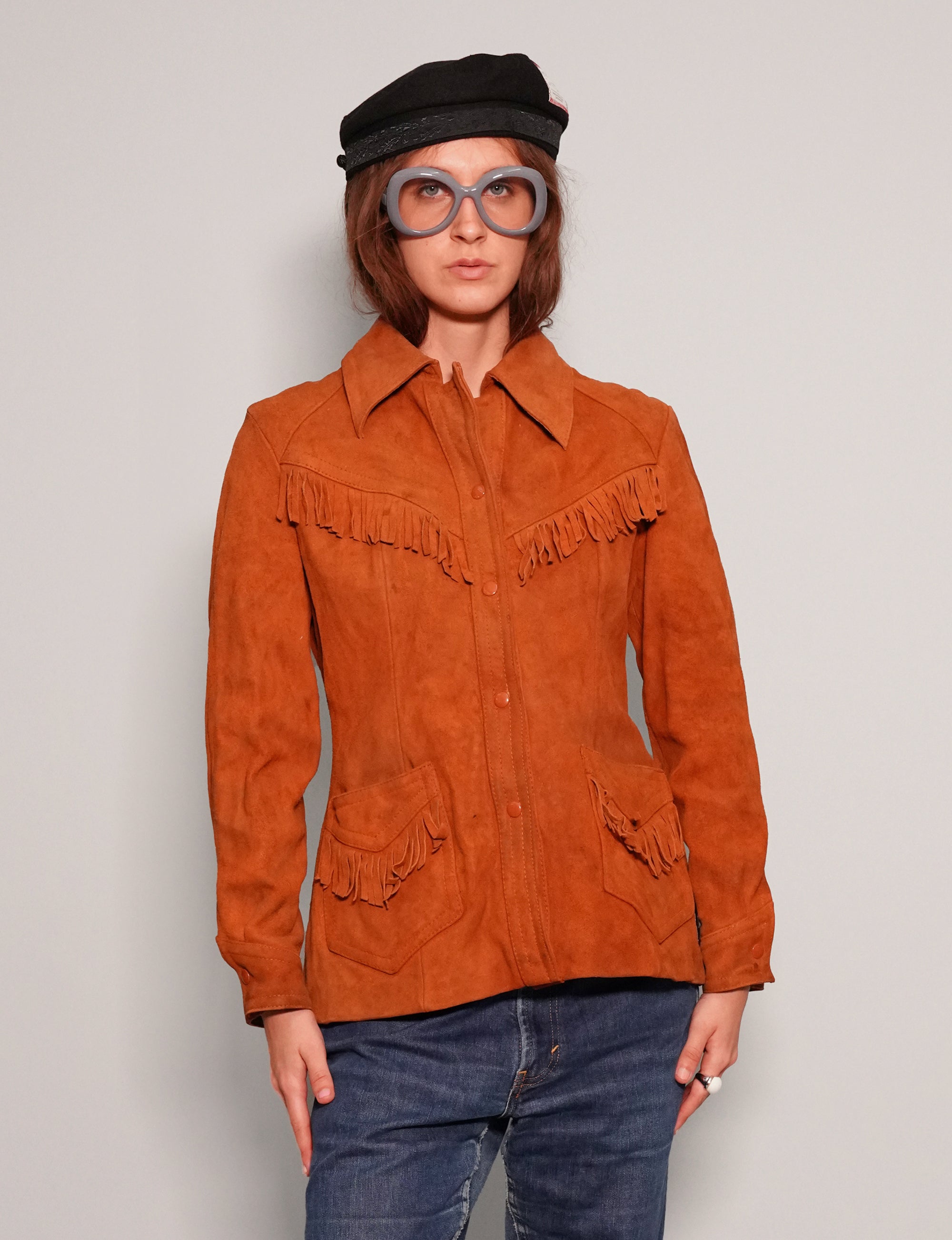 Orange Cowgirl Jacket
