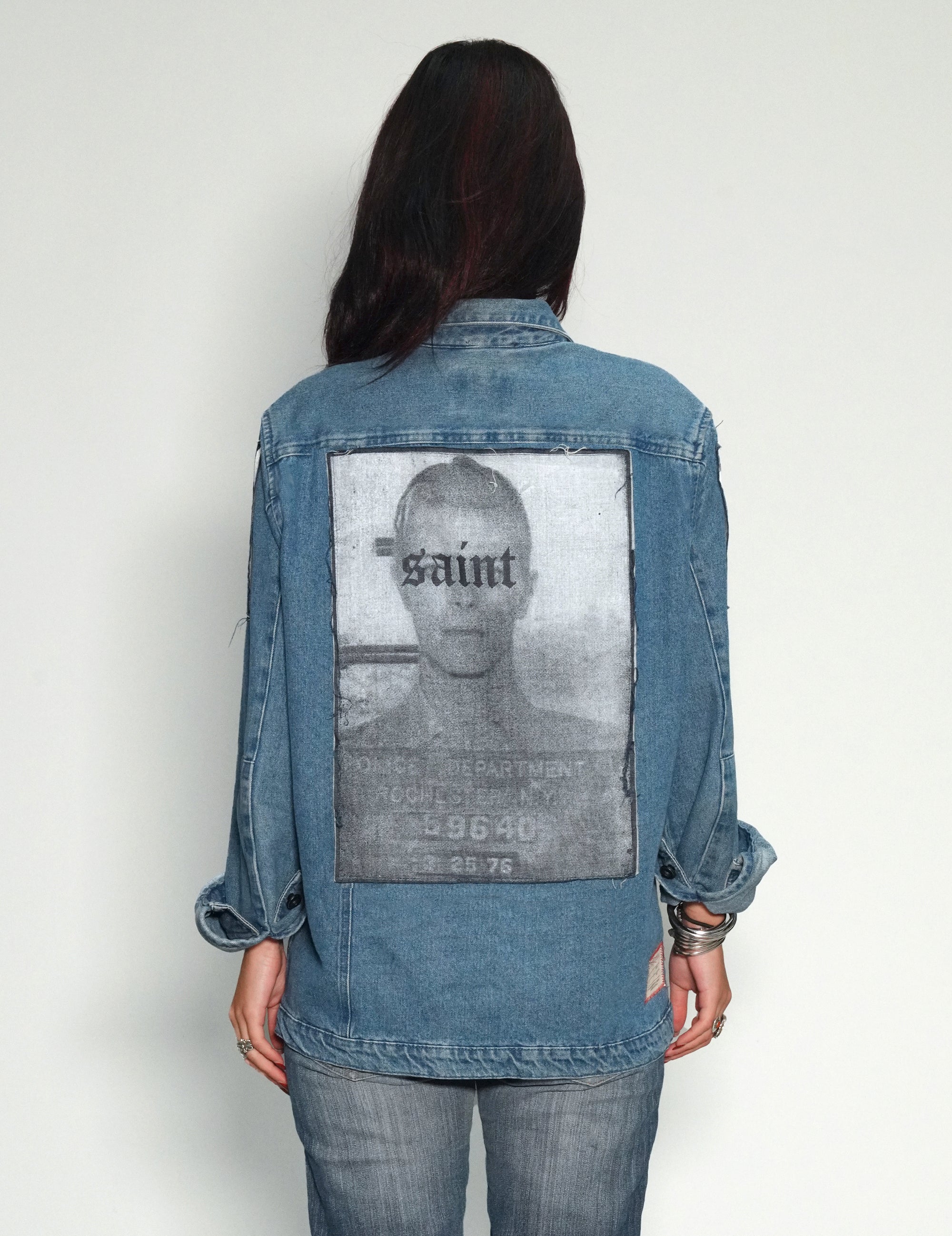 Denim Patched Shirt