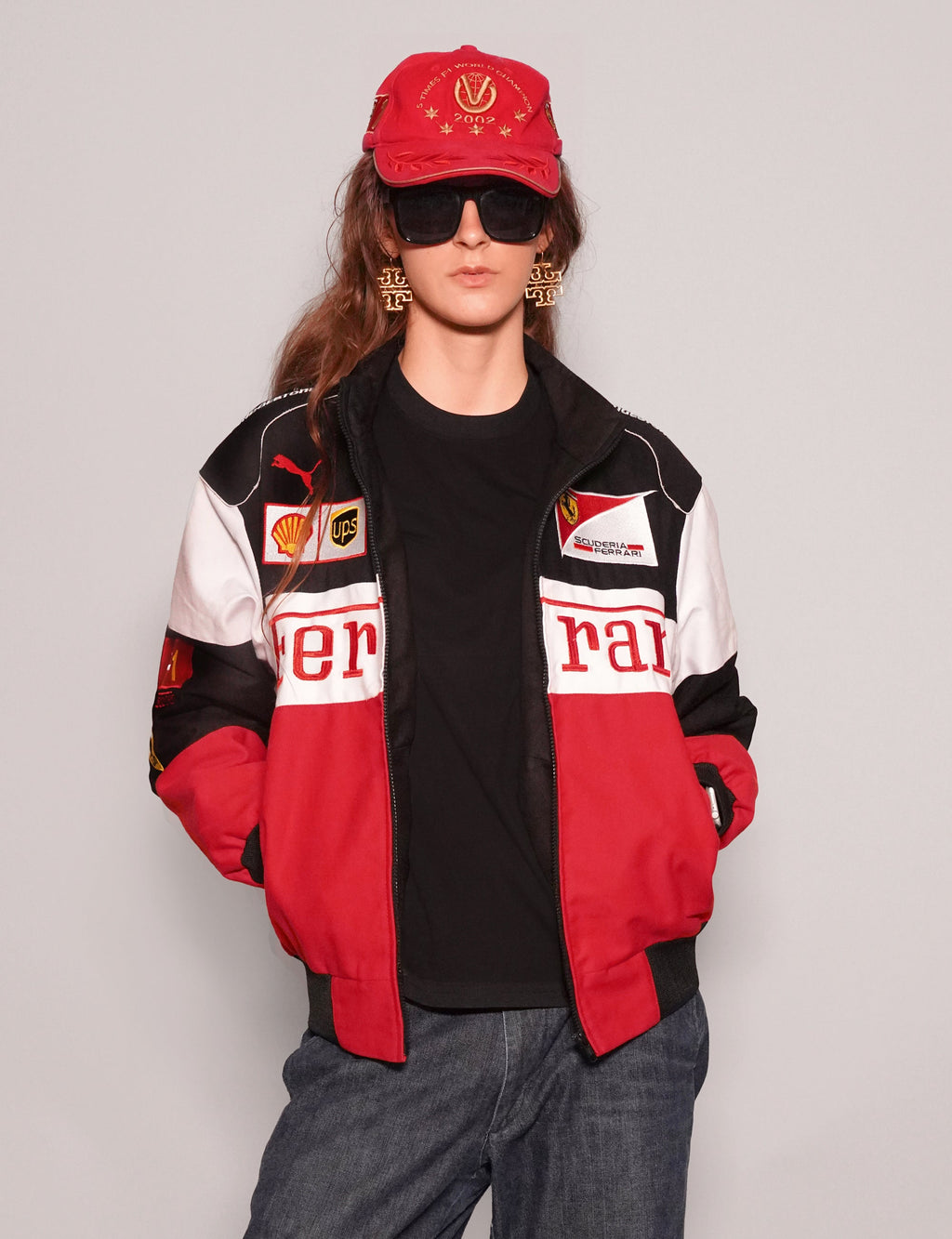 Red Ferrari Racing Jacket