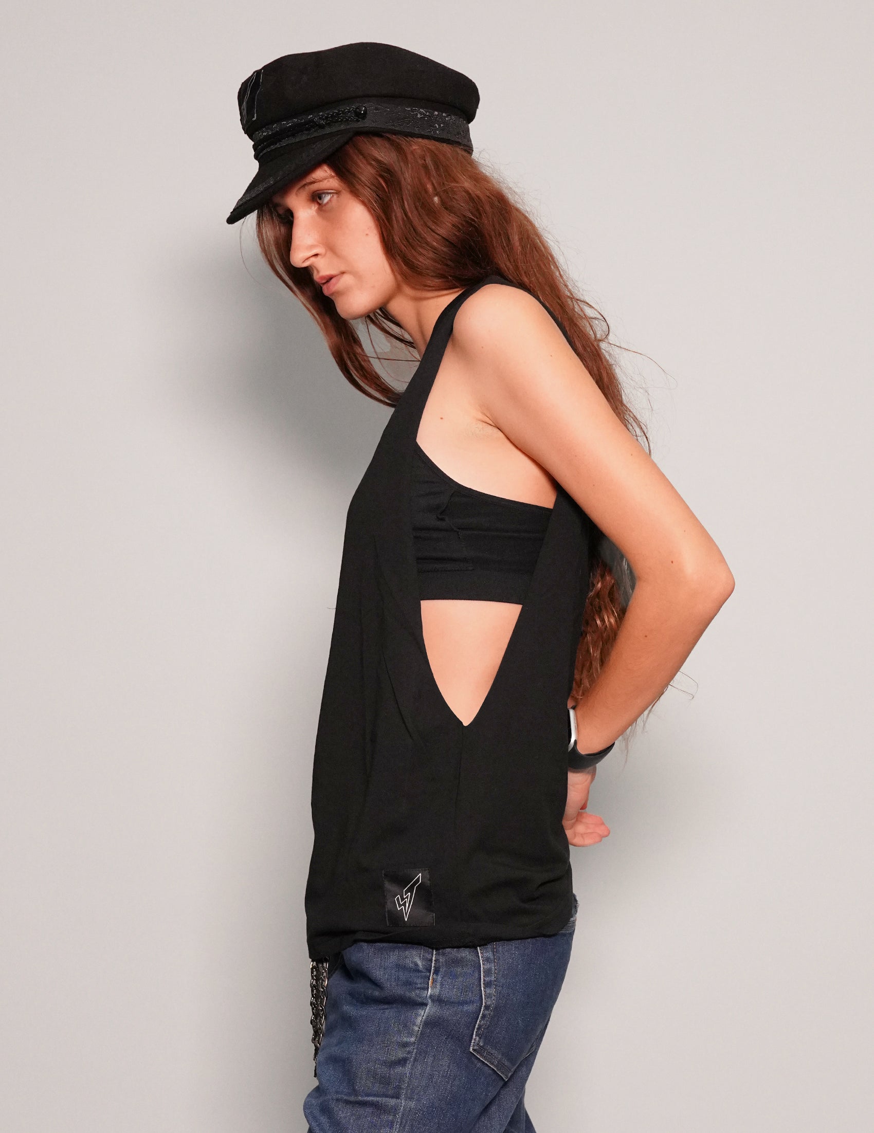 'We're Into Chaos' Vest in Black