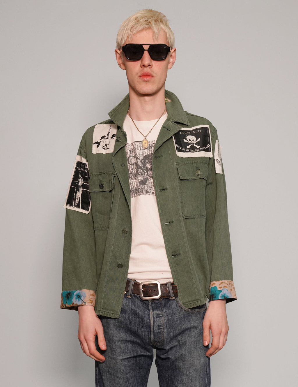 'Saint' Patched Field Shirt