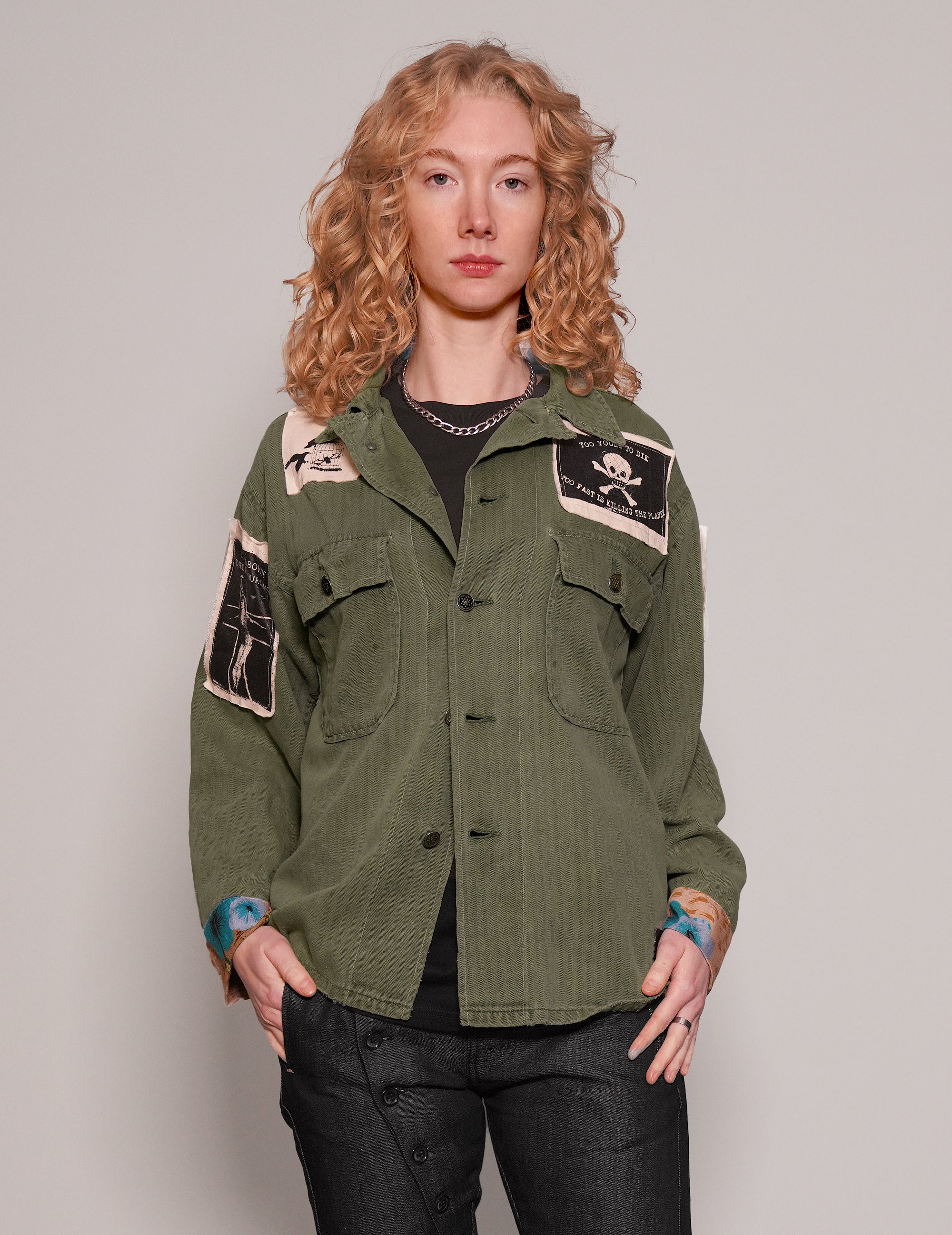 'Saint' Patched Field Shirt