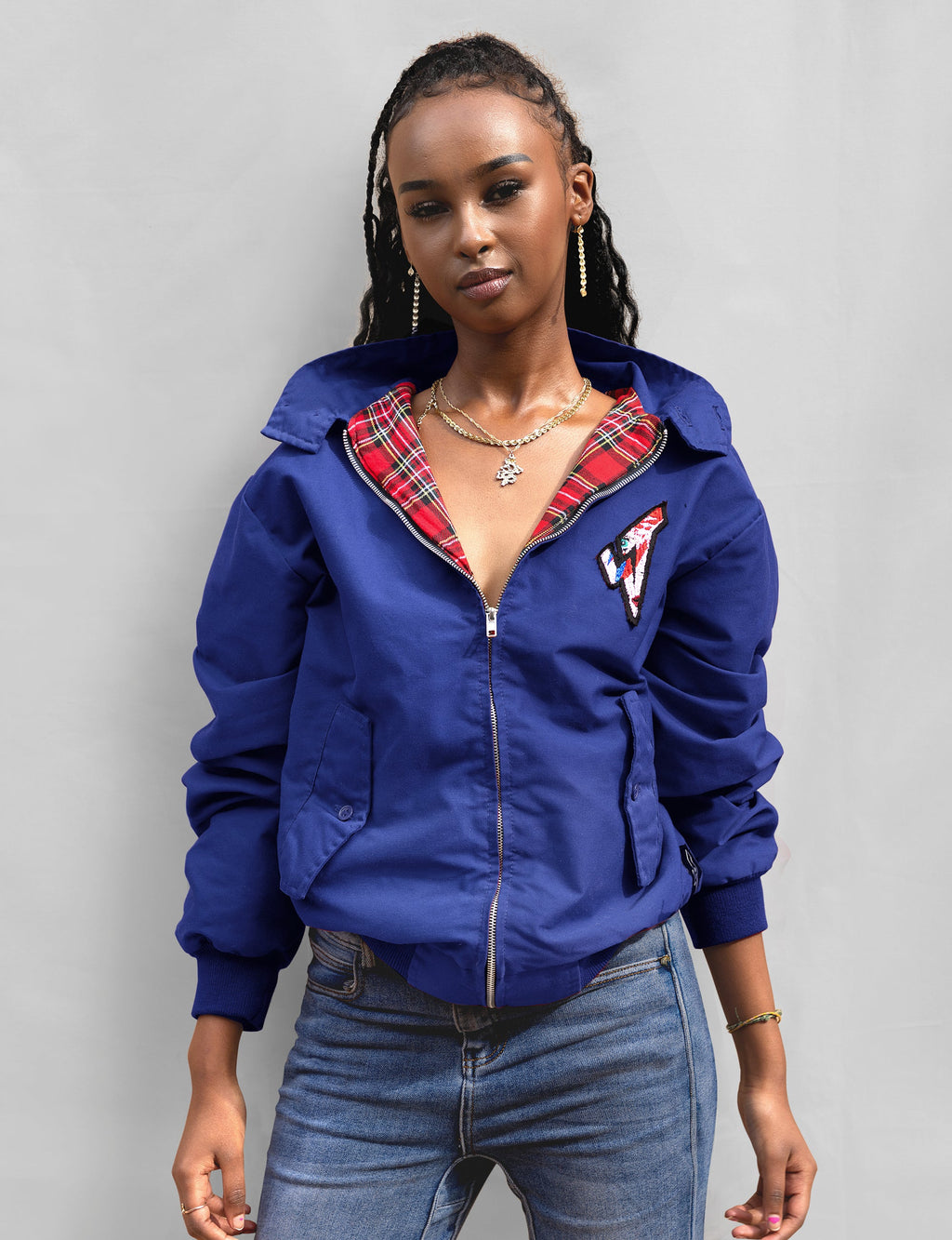 Classic Harrington Jacket in Blue