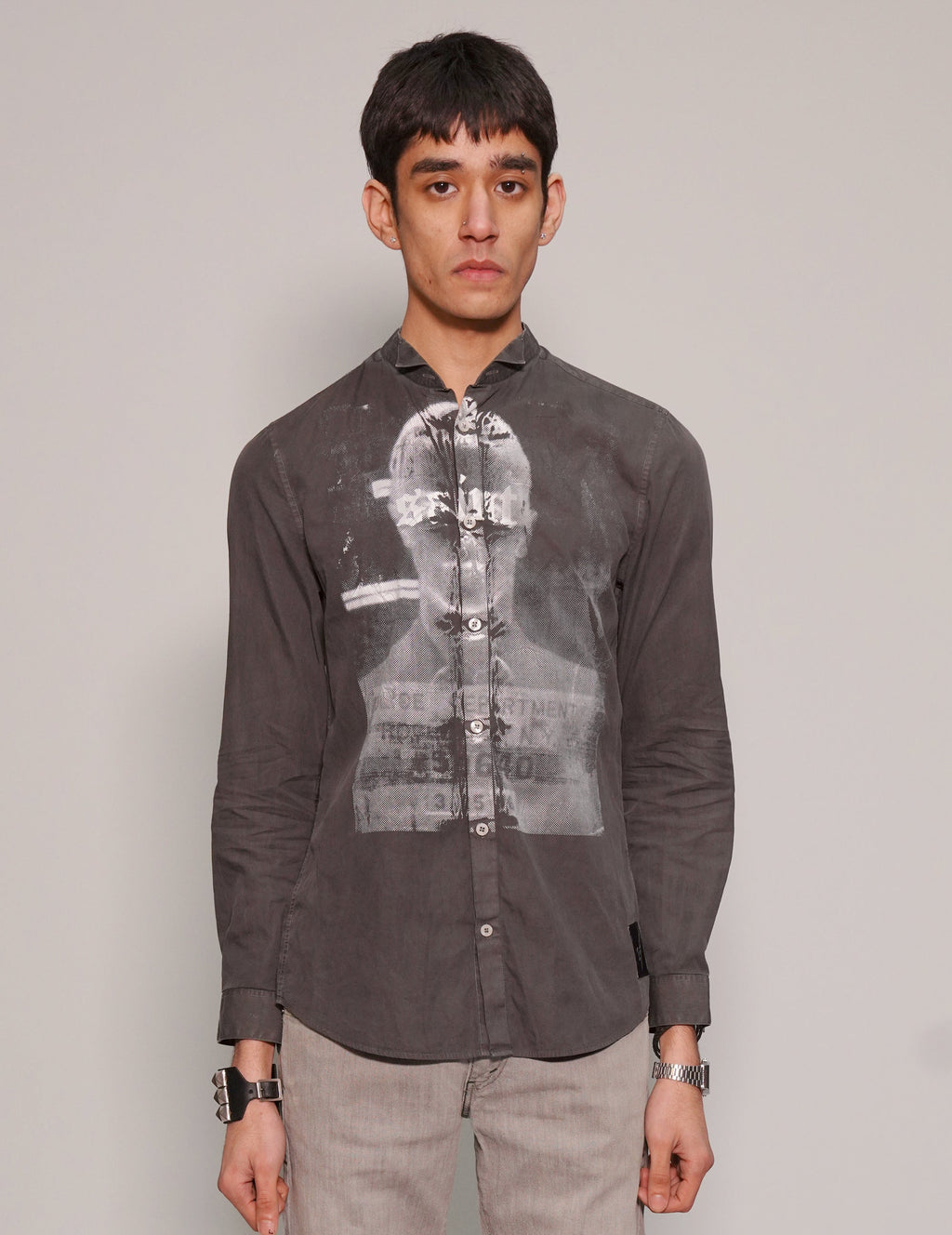 'Saint' Dark Grey Shirt