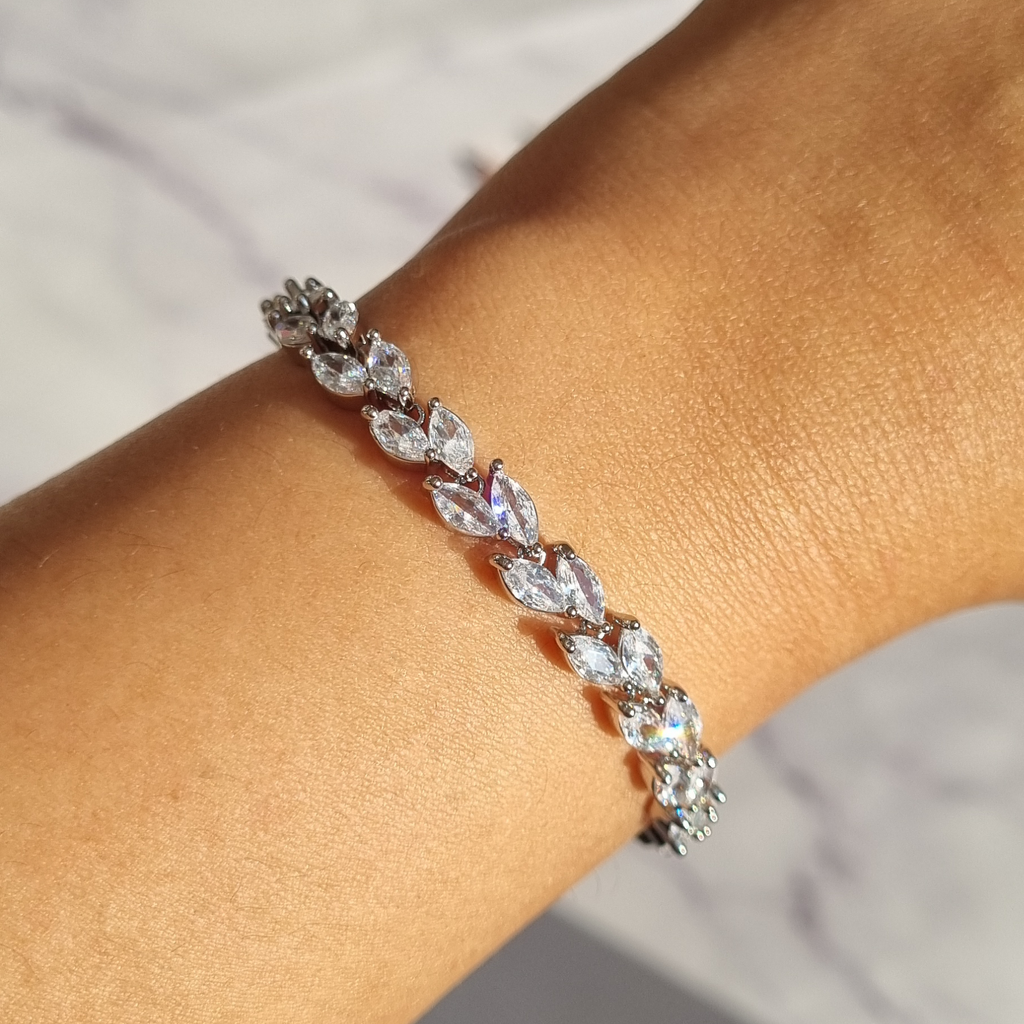 Marquise Cut Petal Bracelet