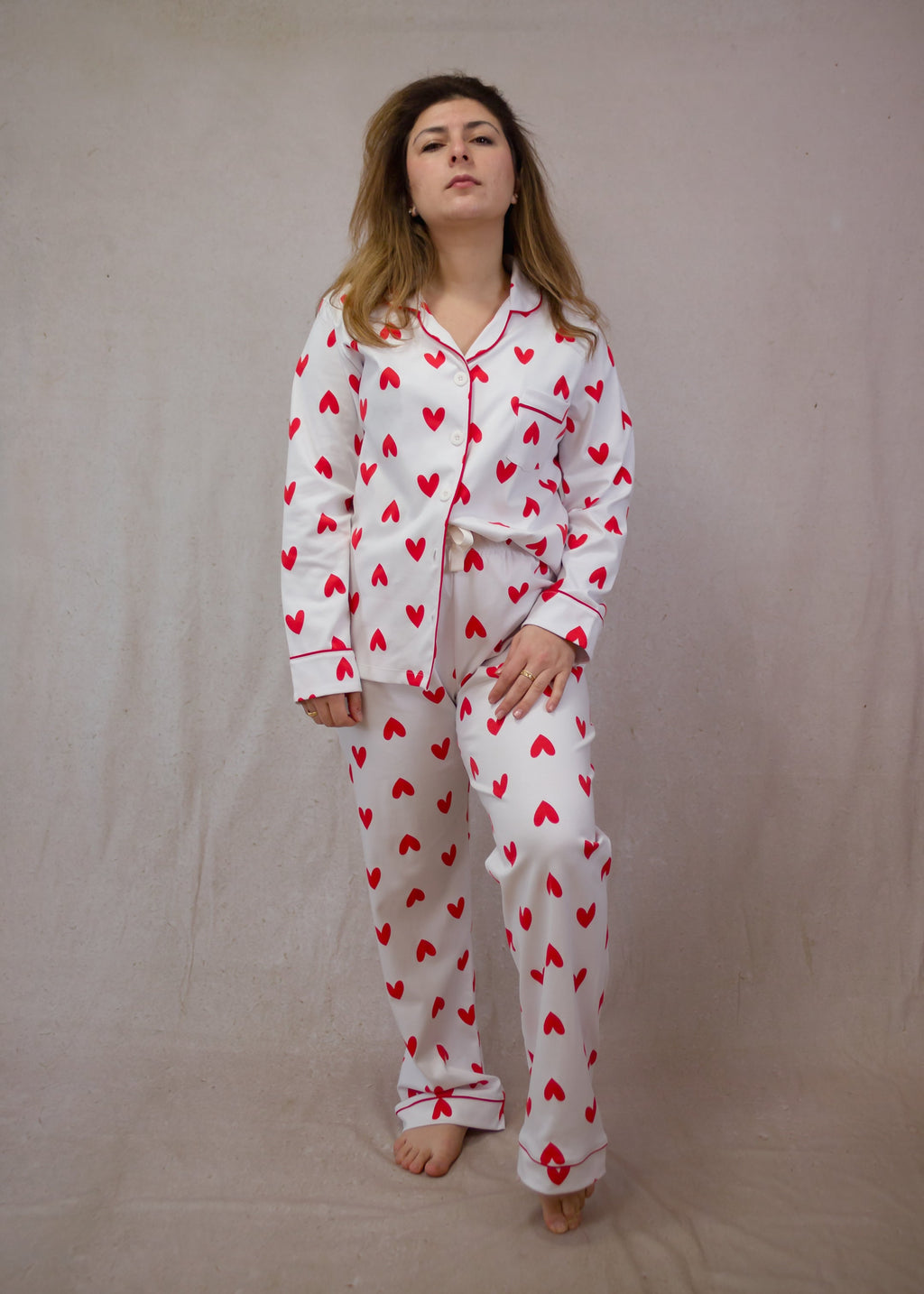 Hearts set with long-sleeves