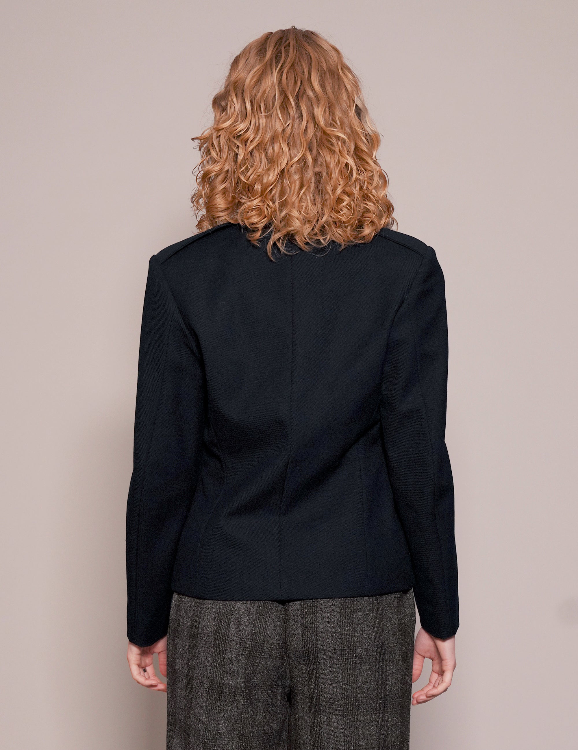 Vintage Naval Uniform Blazer in Navy