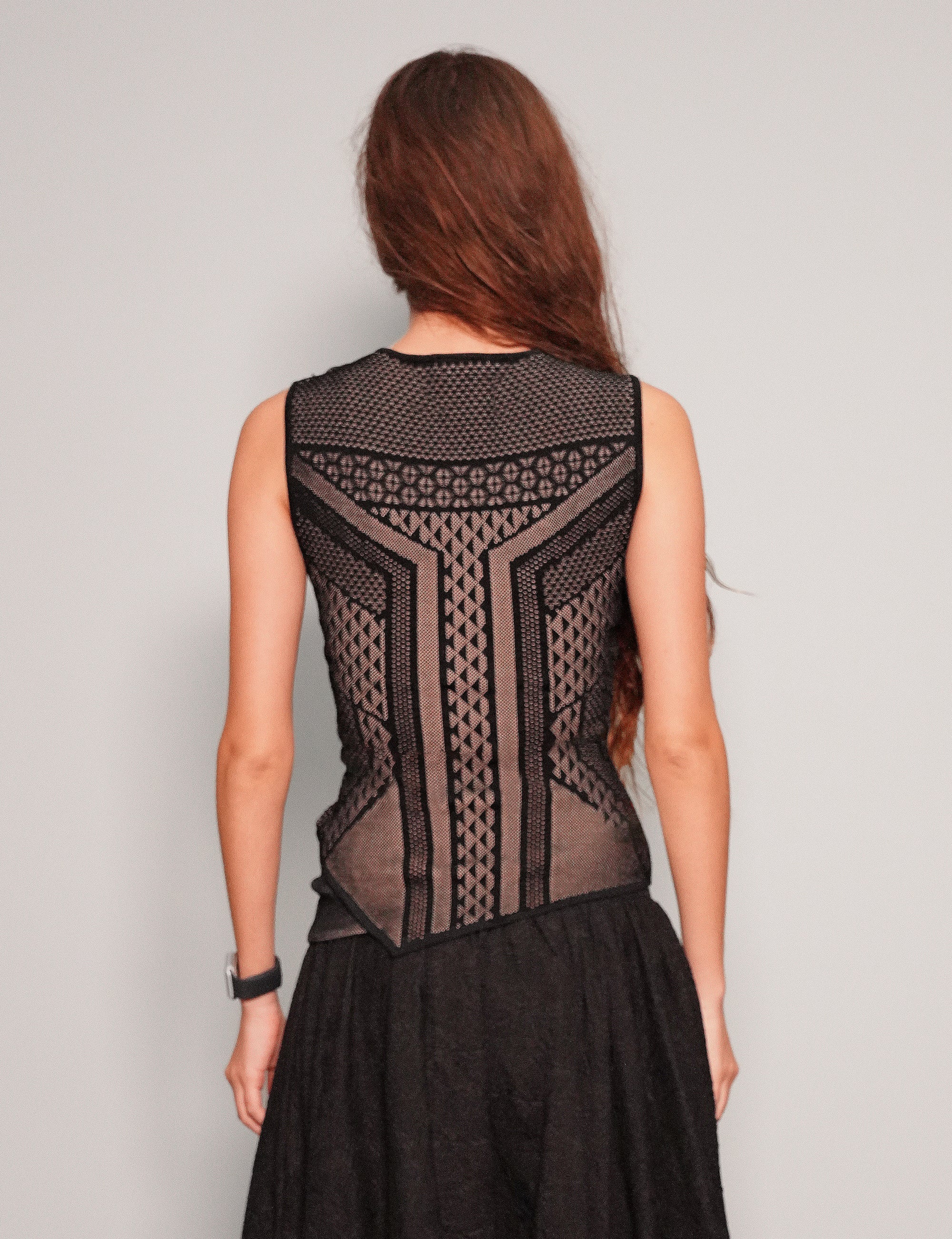 Vintage Two-Tone Vest