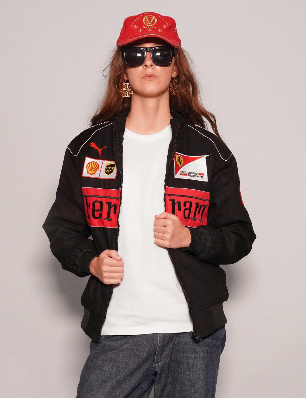 Black Ferrari Racing Jacket