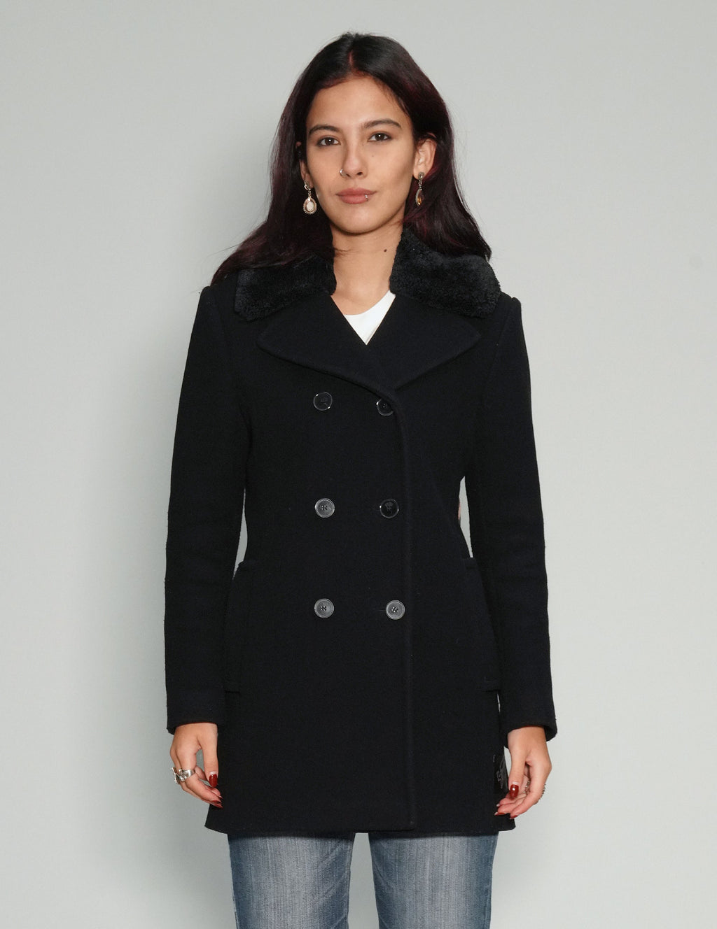 Party Back Blazer Jacket - Gold Sequin - Black