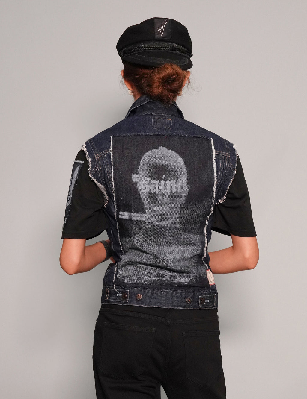 Vintage Levi's Denim Patched Gilet