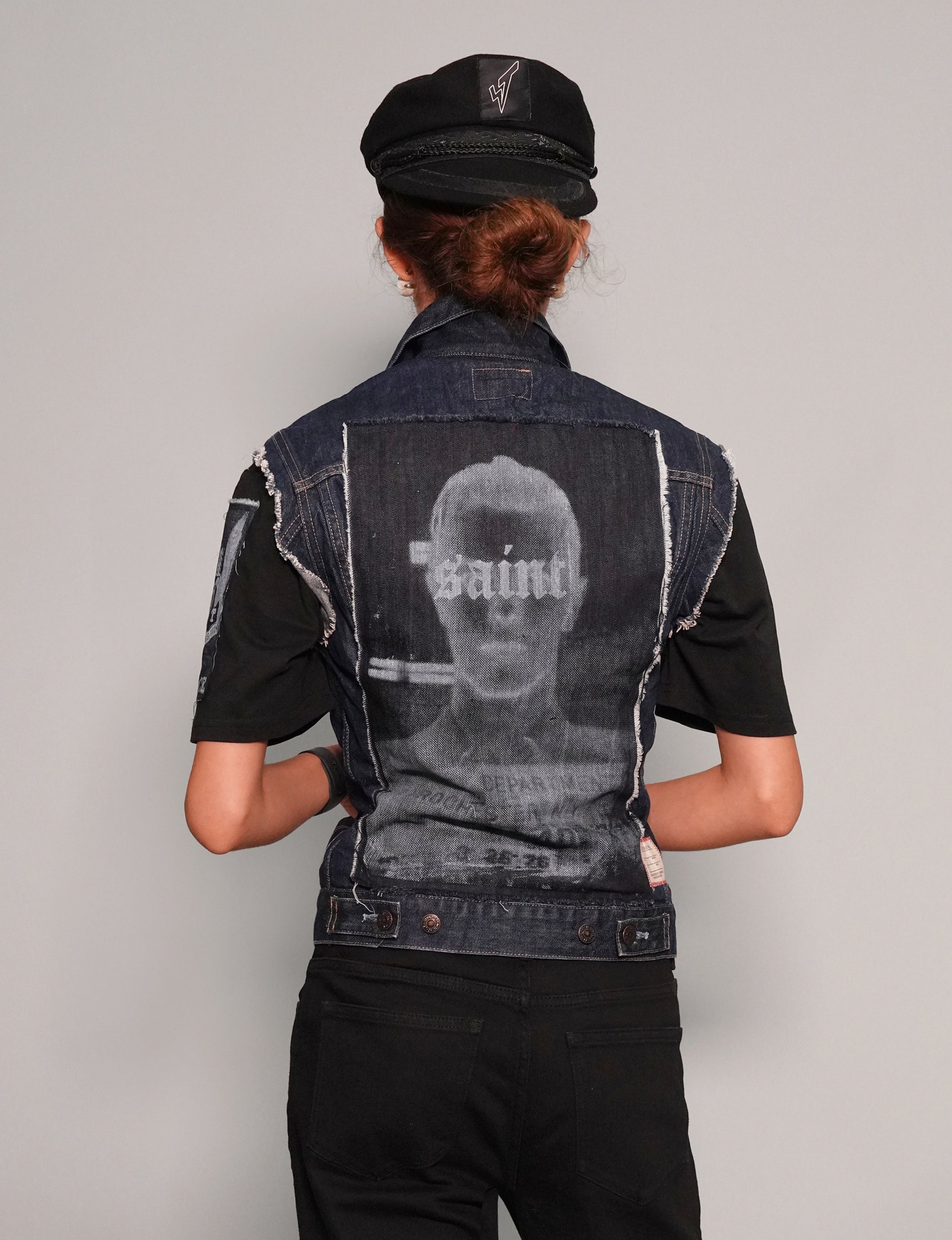 Vintage Levi's Denim Patched Gilet