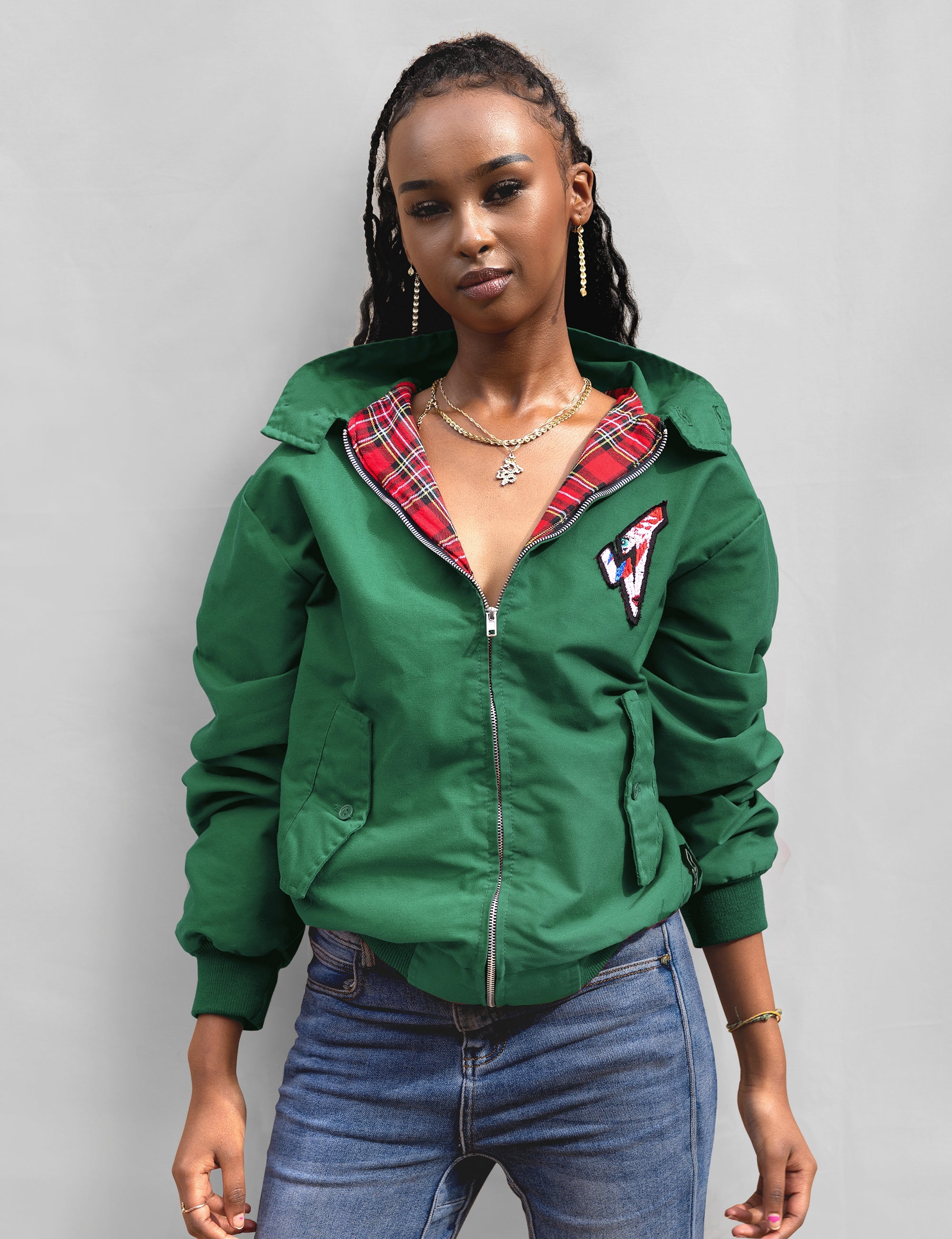 Classic Harrington Jacket in Green