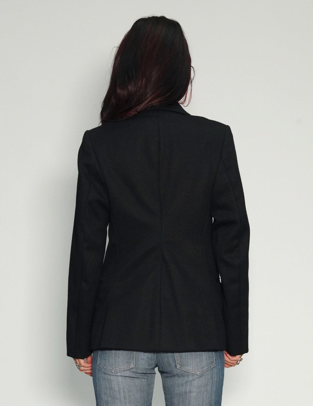 Vintage Double Breasted Blazer in Black