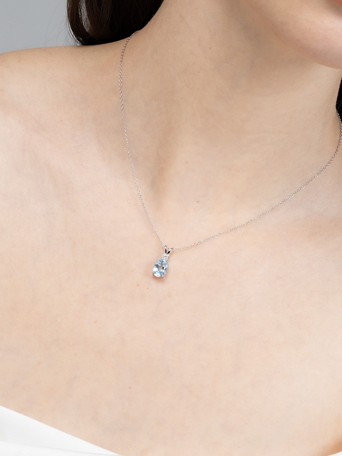 Complete Set - Blue Topaz Jewellery Set in Sterling Silver