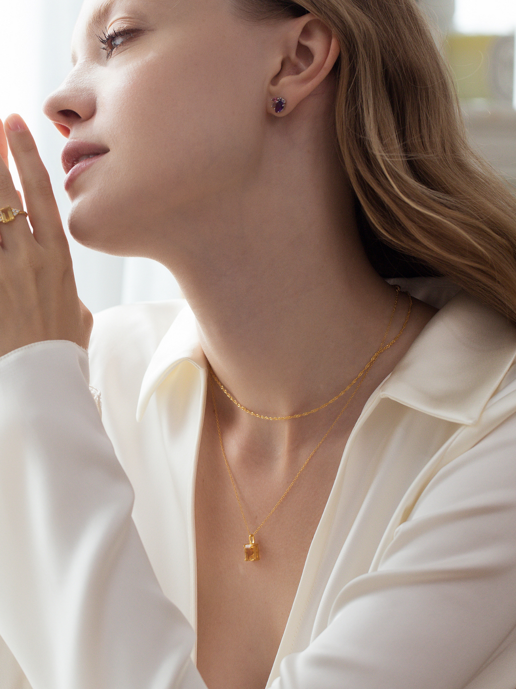 Twisted Chain Necklace in 18k Gold Vermeil