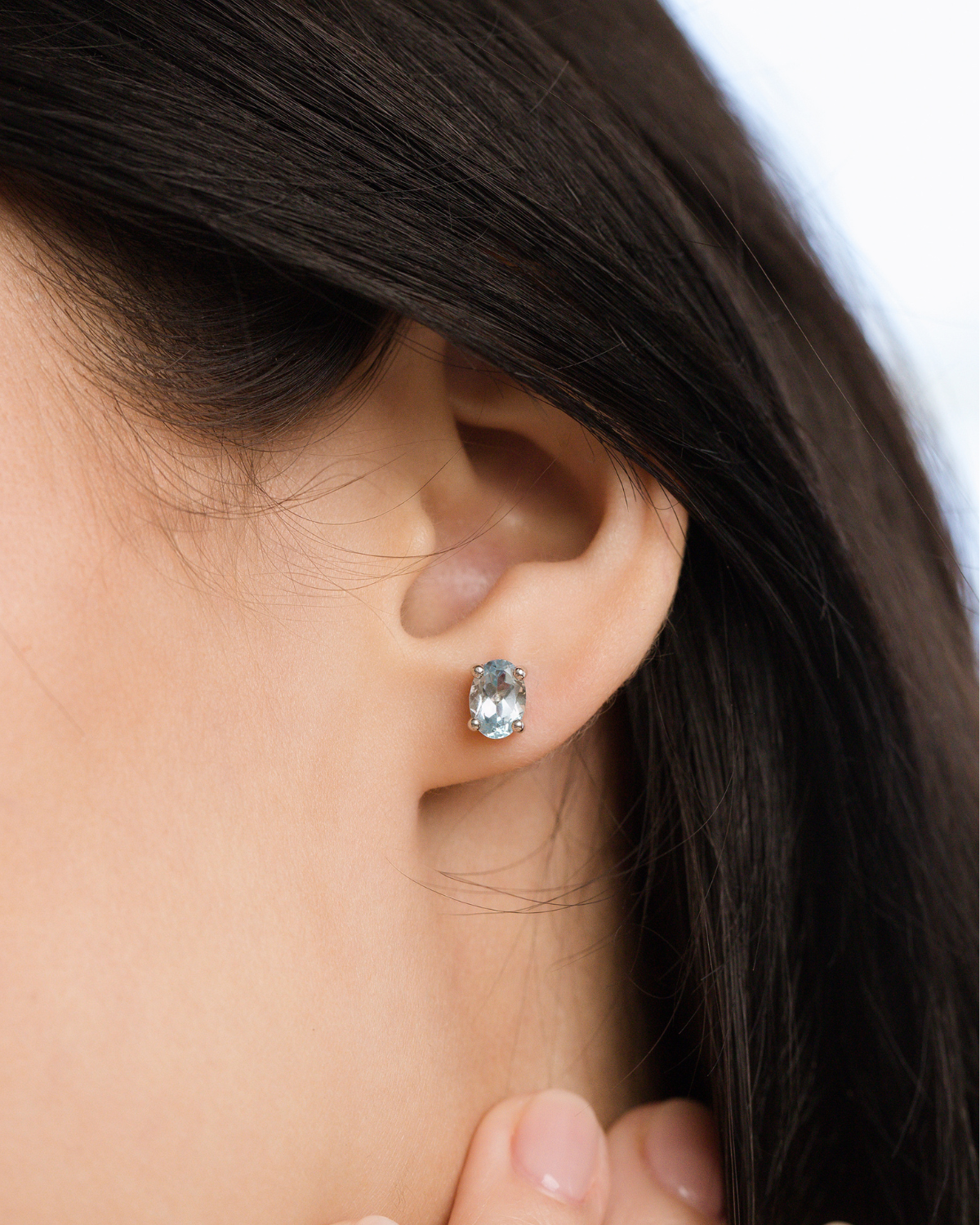 Complete Set - Blue Topaz Jewellery Set in Sterling Silver