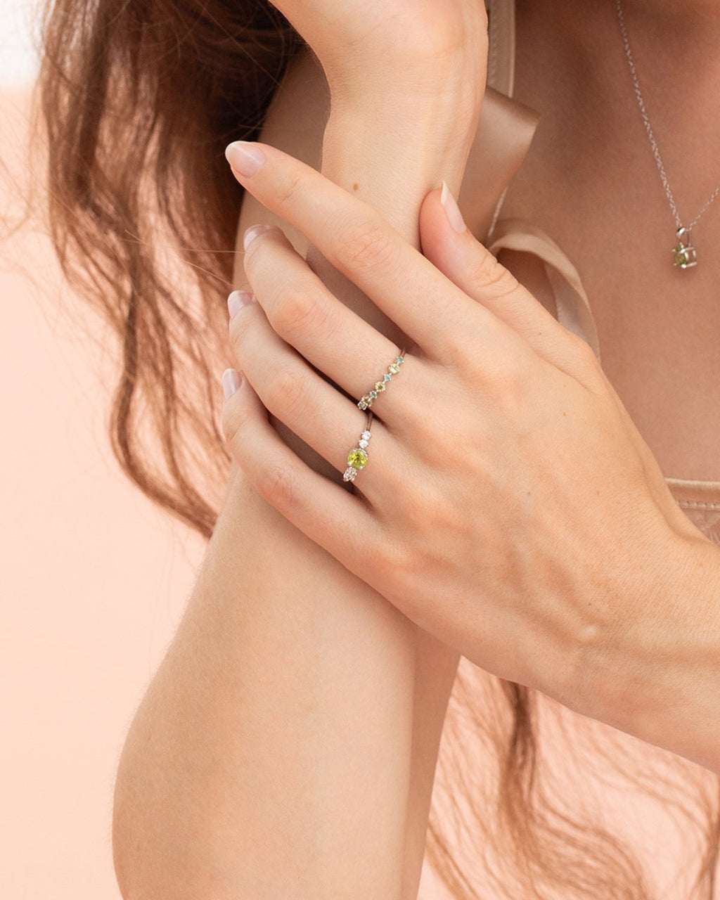 Peridot Everyday Jewellery Gift Set in Sterling Silver