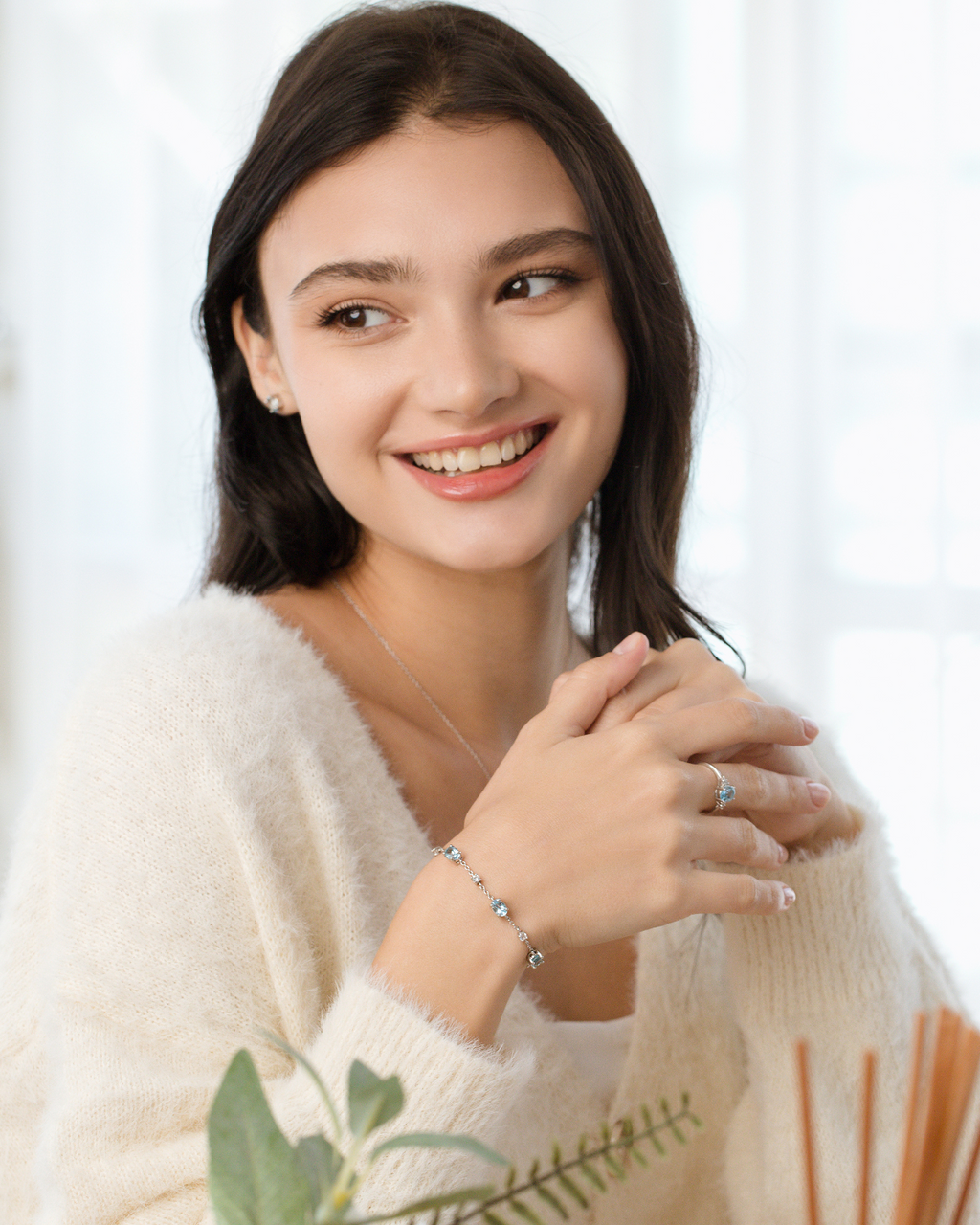 Mini Set 2 - Blue Topaz Jewellery Set in Sterling Silver