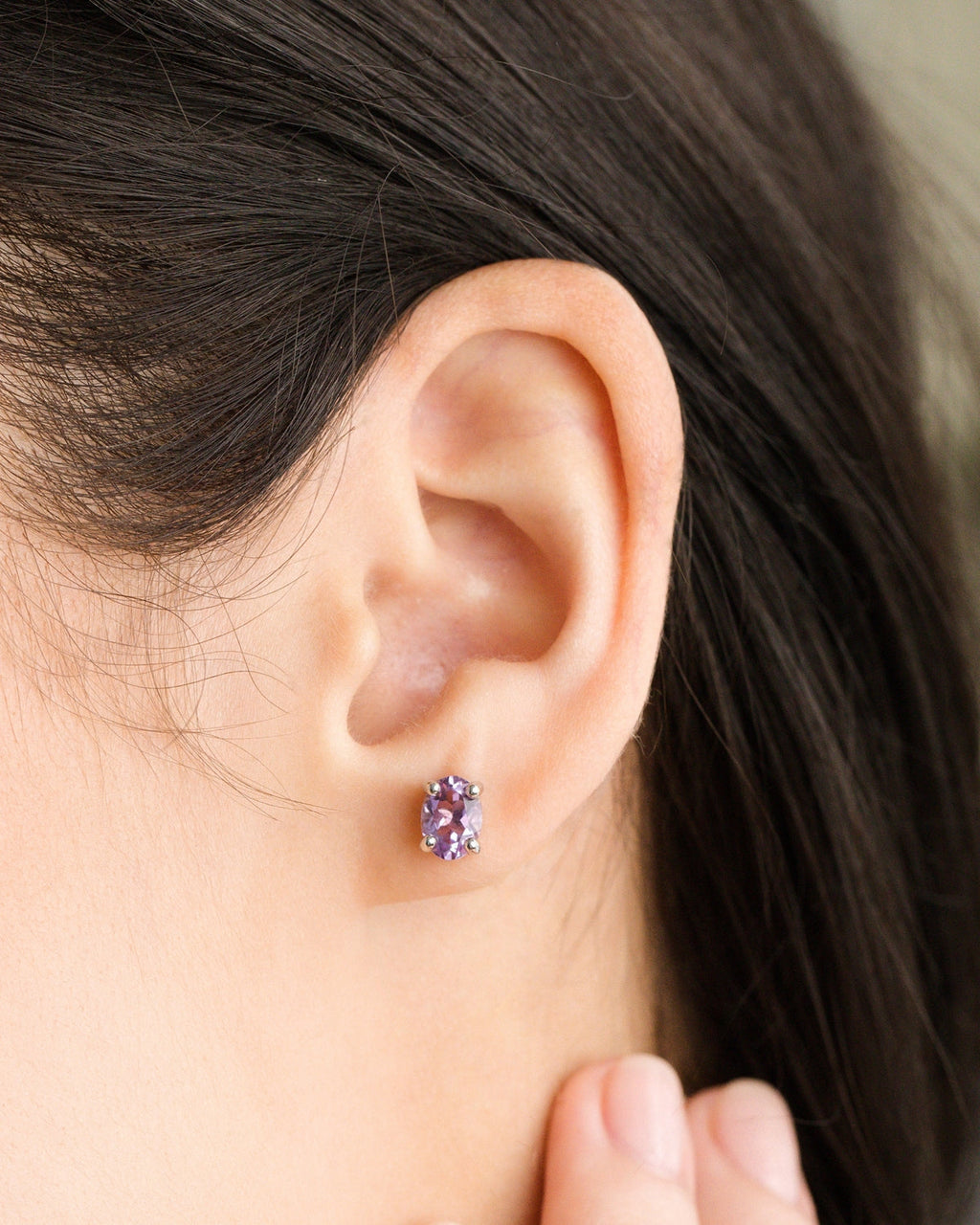 Complete Set - Amethyst Jewellery Set in Sterling Silver