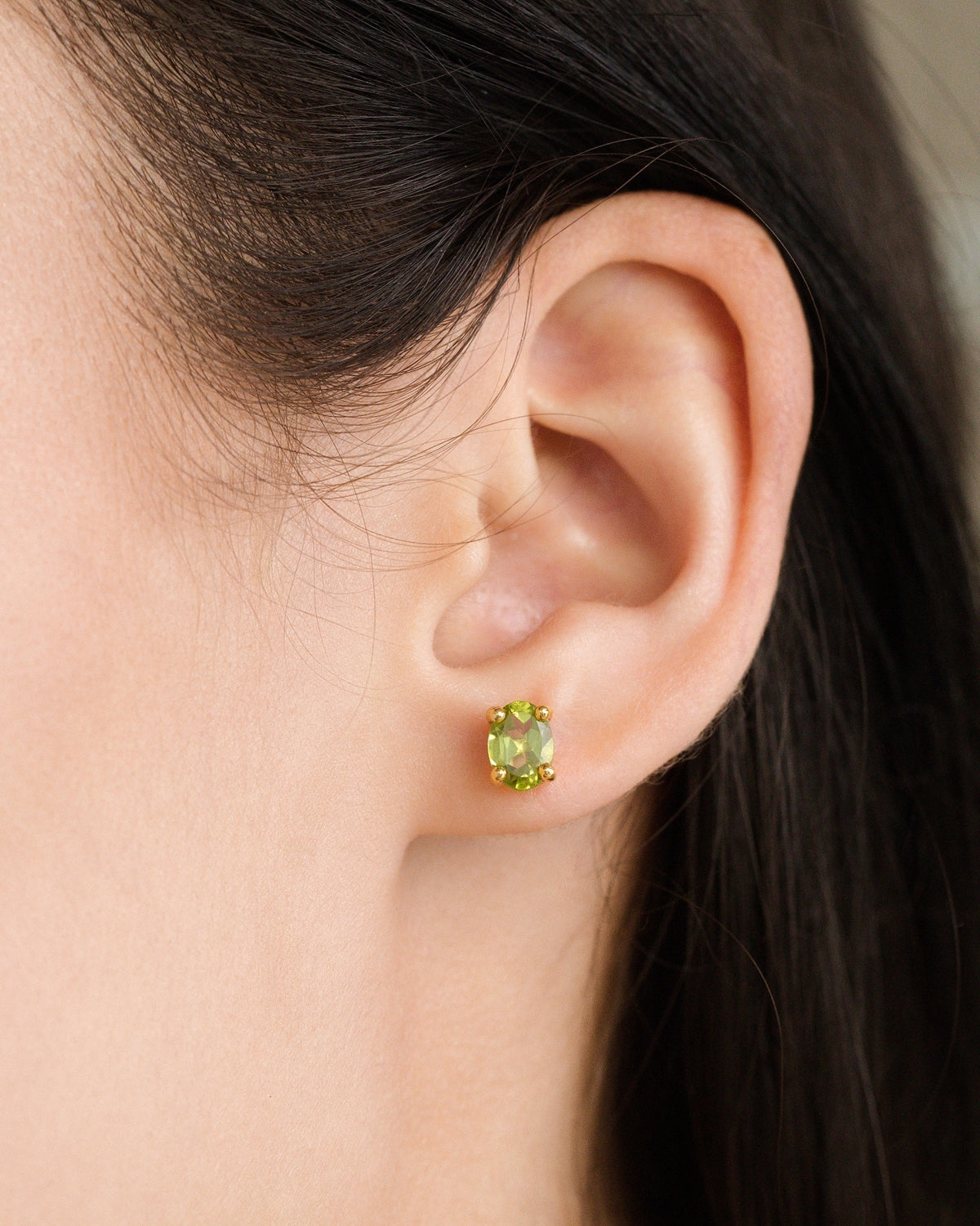 Mini Set 2 - Peridot Jewellery Set in 18k Gold Vermeil