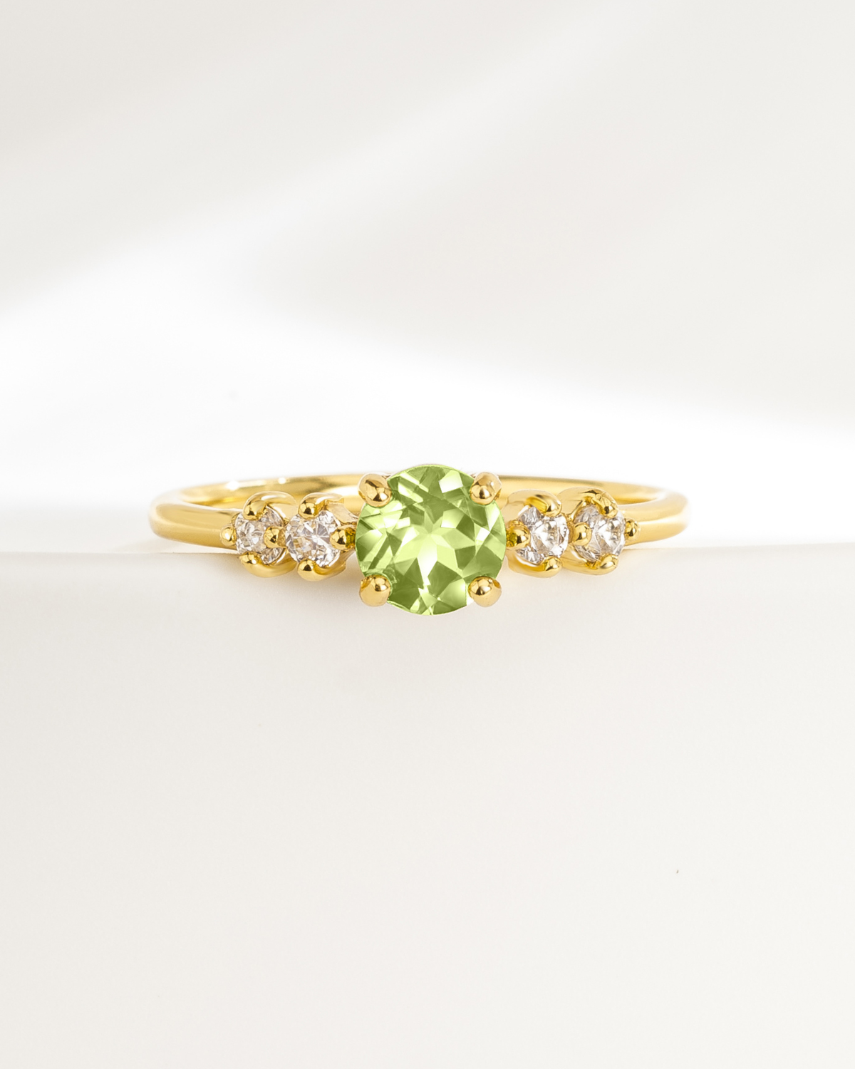 Peridot Everyday Jewellery Gift Set in 18k Gold Vermeil
