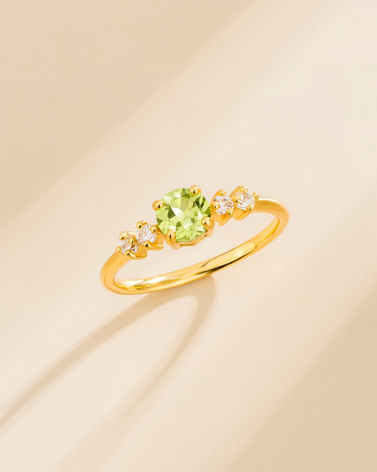 Peridot Everyday Jewellery Gift Set in 18k Gold Vermeil