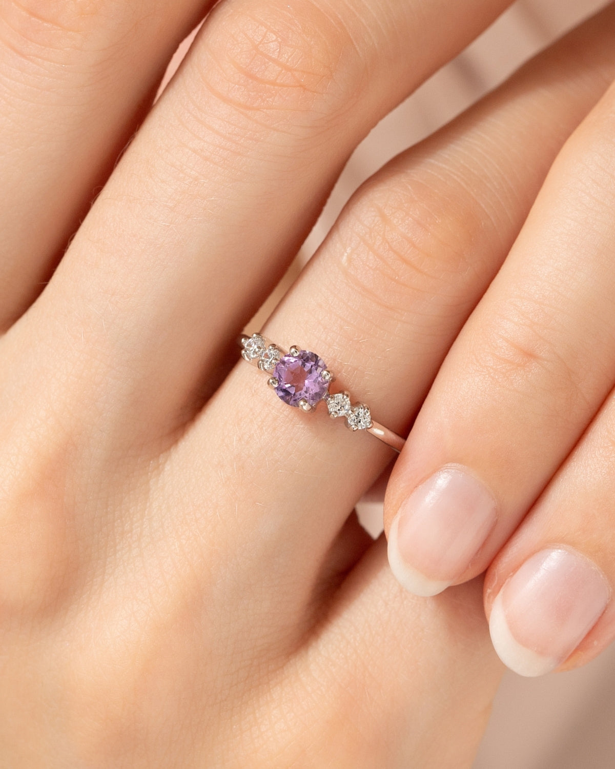 Lavender Amethyst Everyday Jewellery Gift Set in Sterling Silver