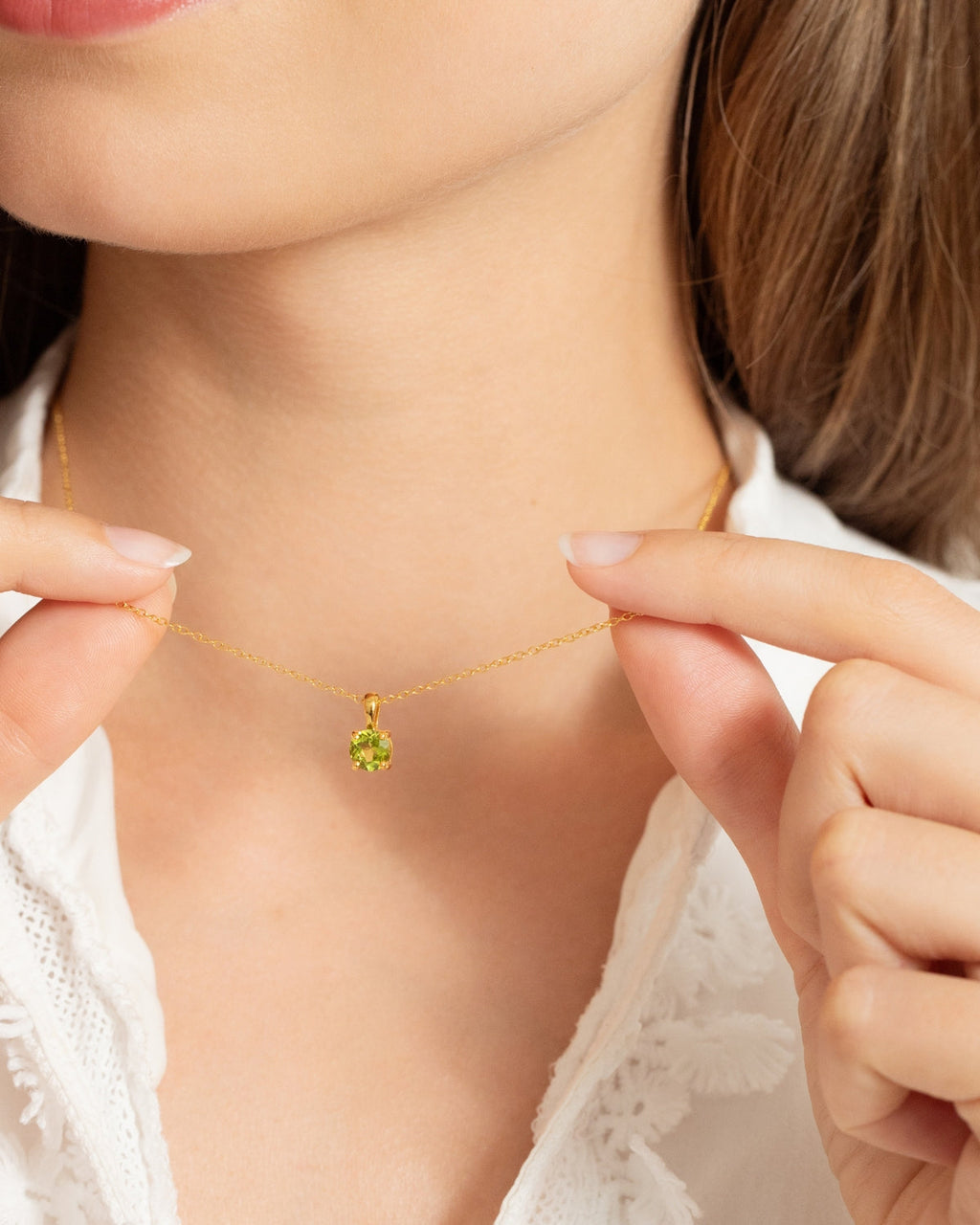 Peridot Everyday Jewellery Gift Set in 18k Gold Vermeil
