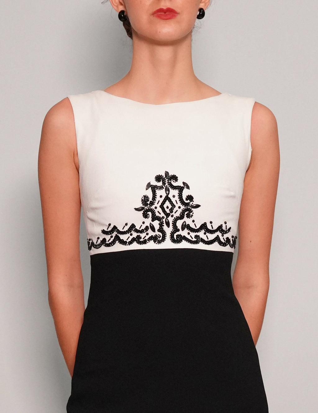 Vintage Two-Tone Sequin Dress