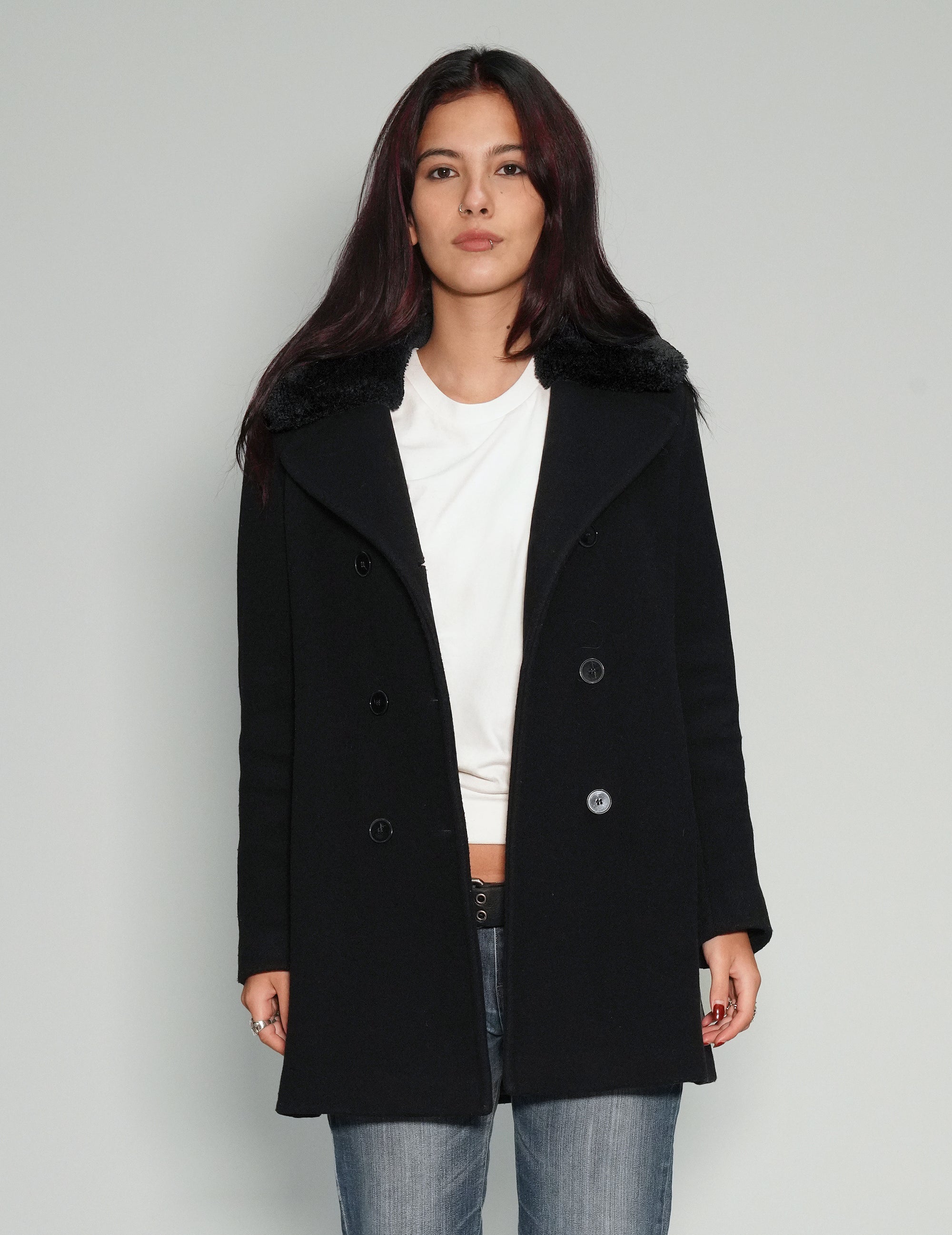 Party Back Blazer Jacket - Gold Sequin - Black