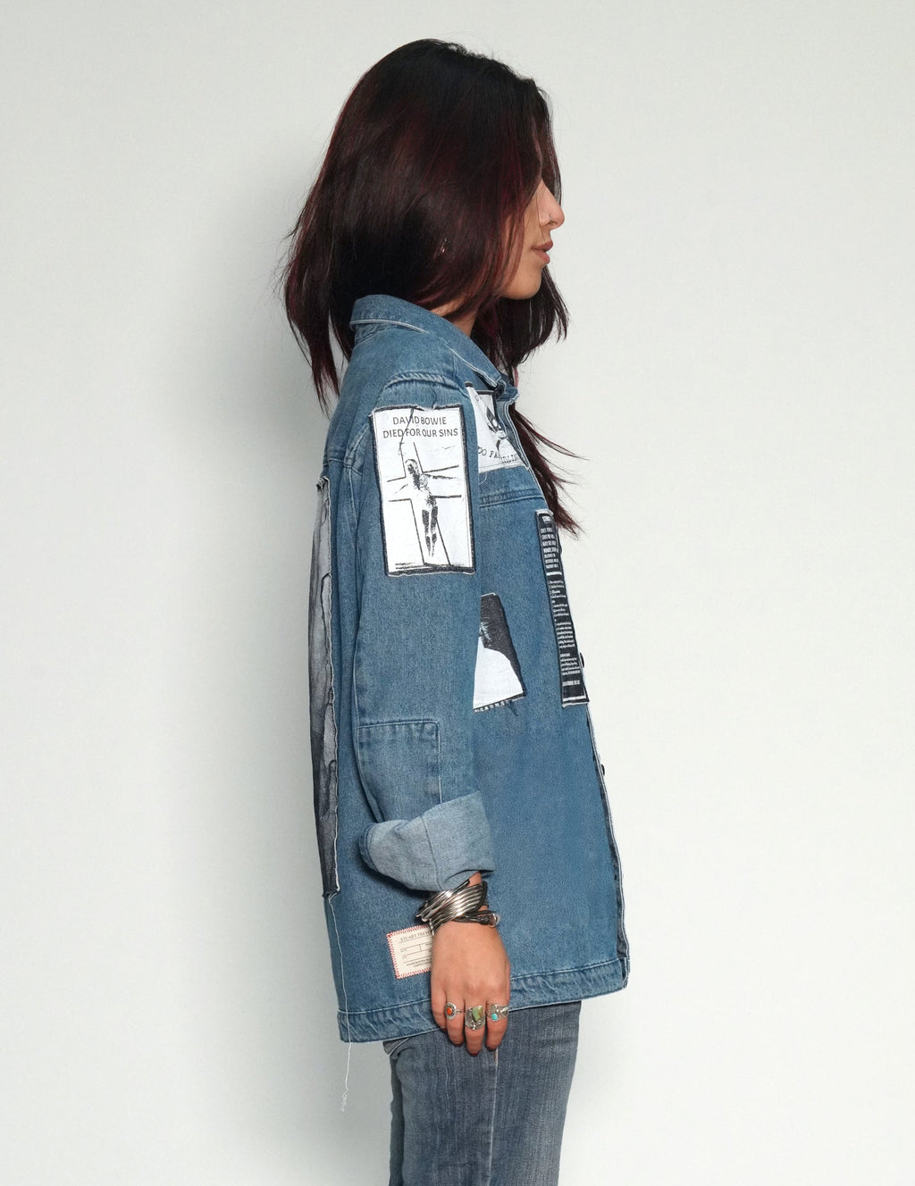 Denim Patched Shirt