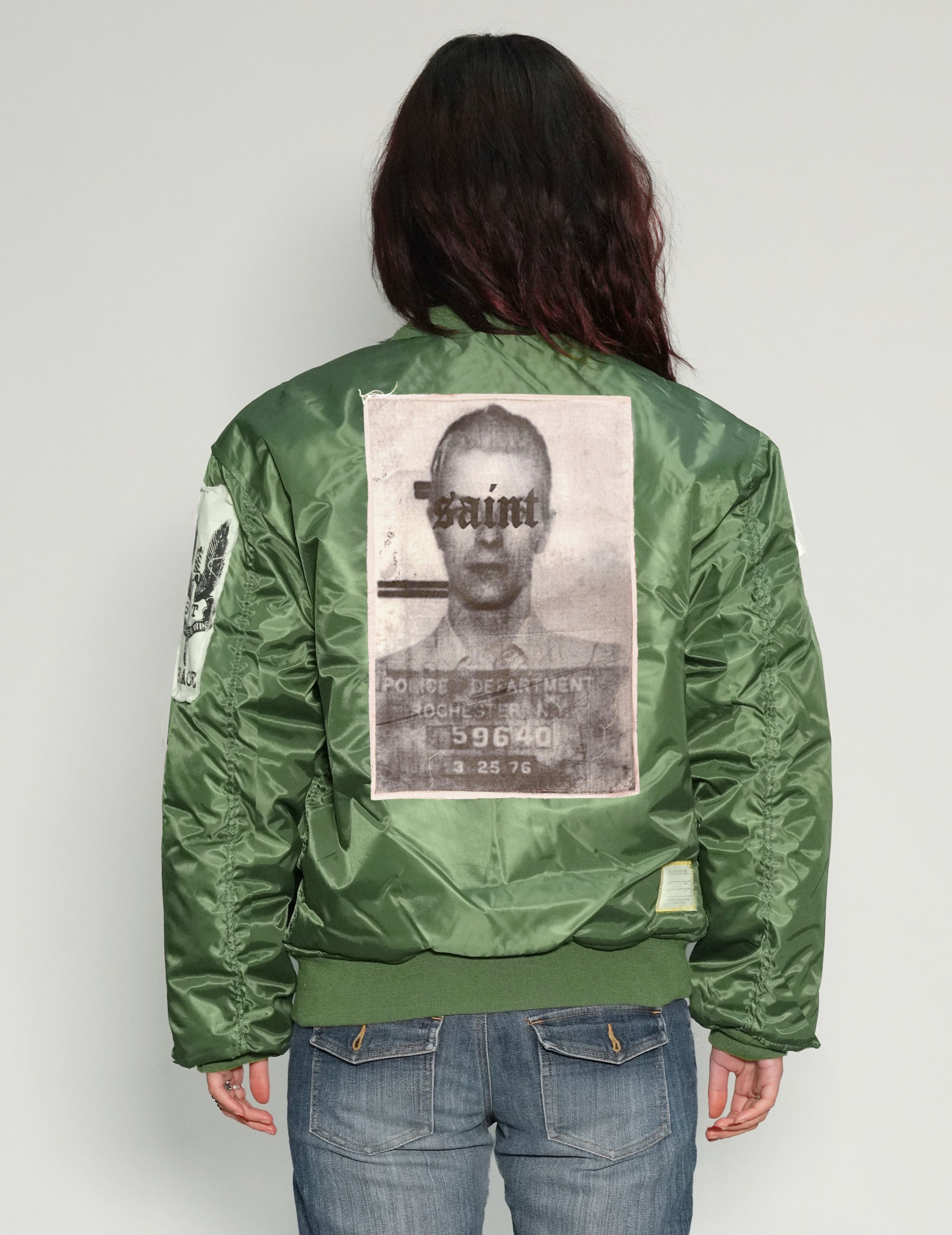 MA 1 Patched Bomber in Green
