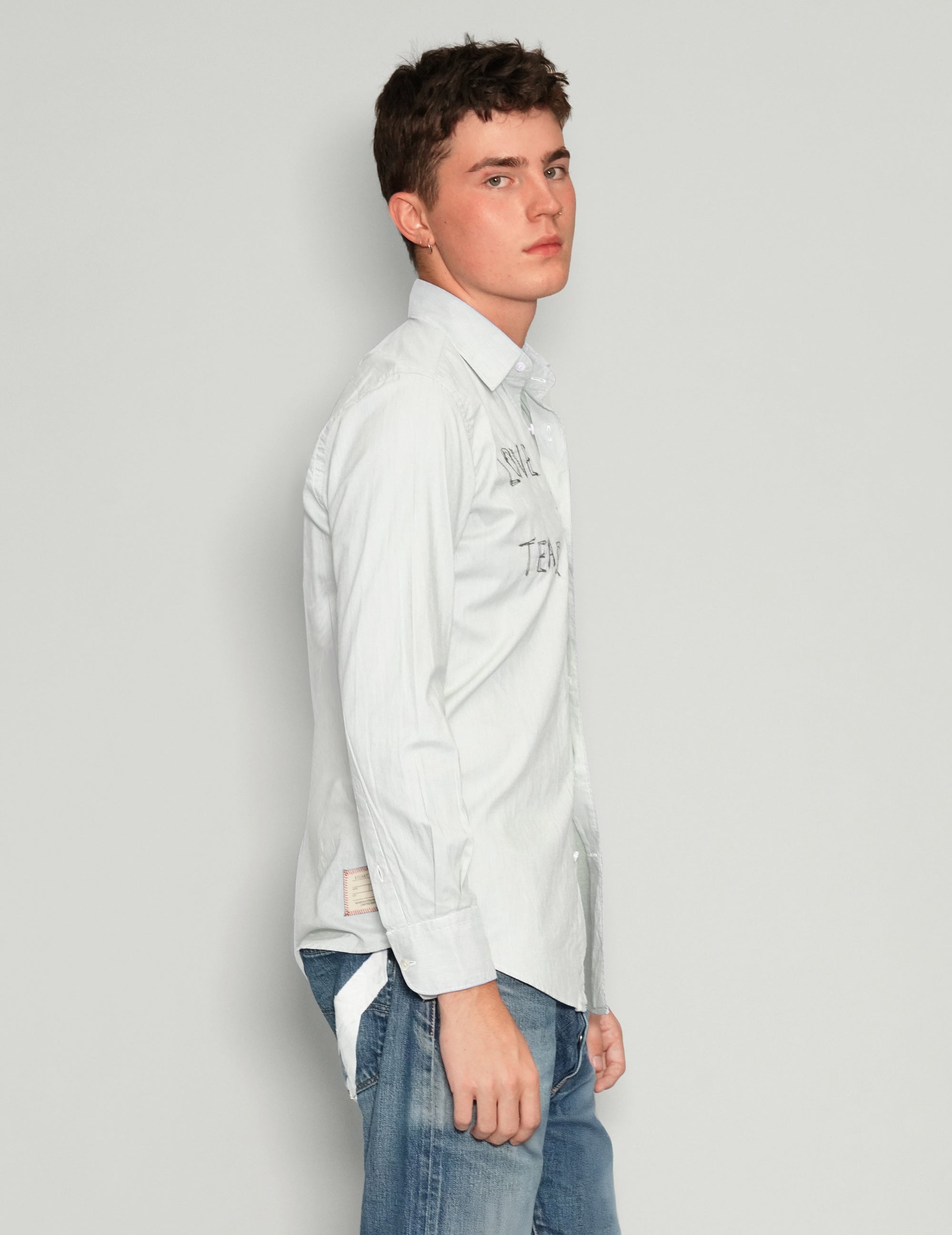 'Love Will Tear Us Apart' White Shirt