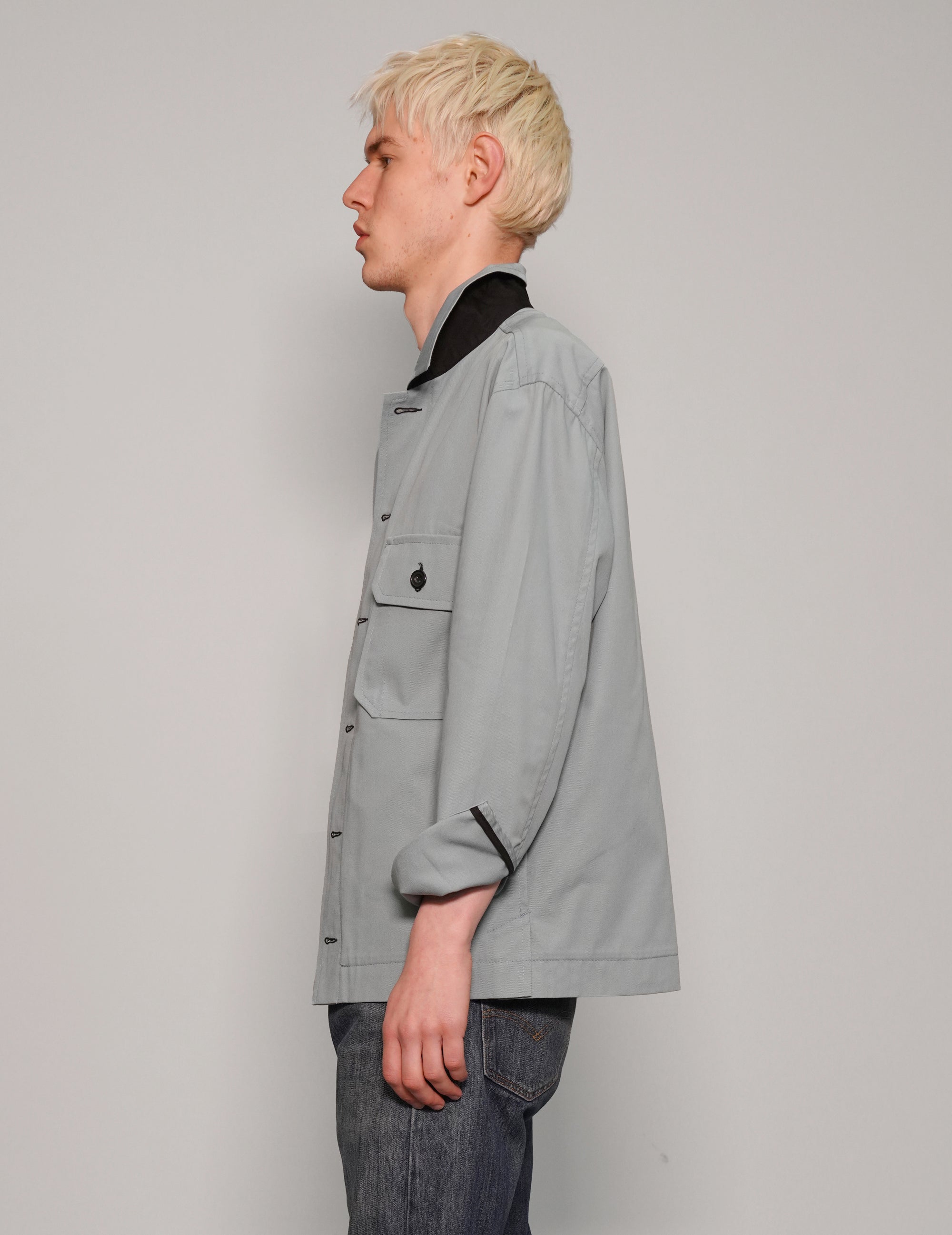 Cotton Workshirt in Grey