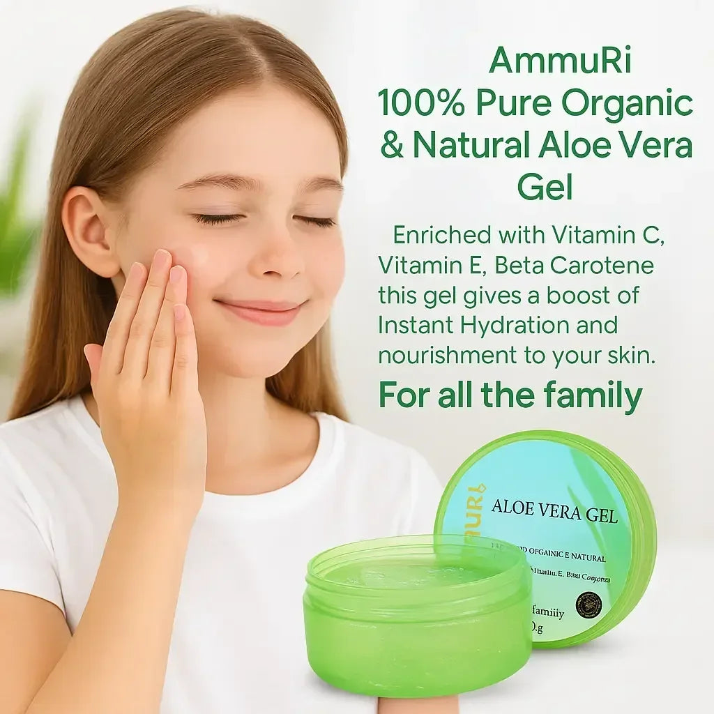 Ammuri Organic Aloe Vera Gel for All Skin Types