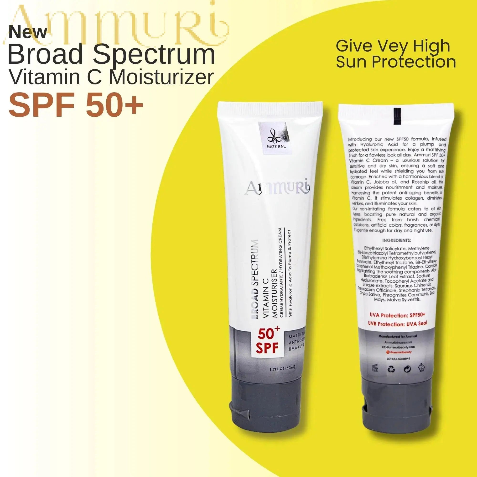 Ammuri Vitamin C Day Serum SPF50 Moisturizer