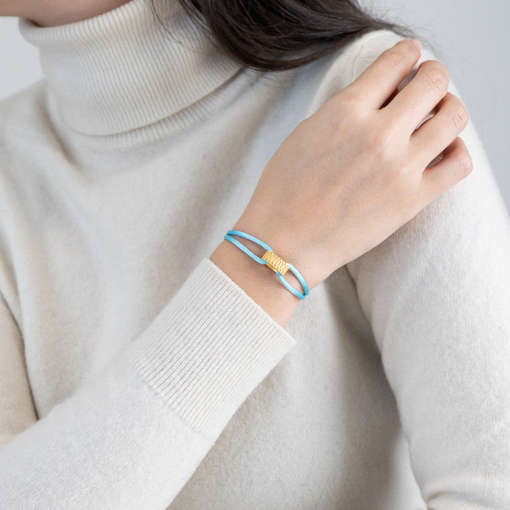 Golden Regent Cord Bracelet