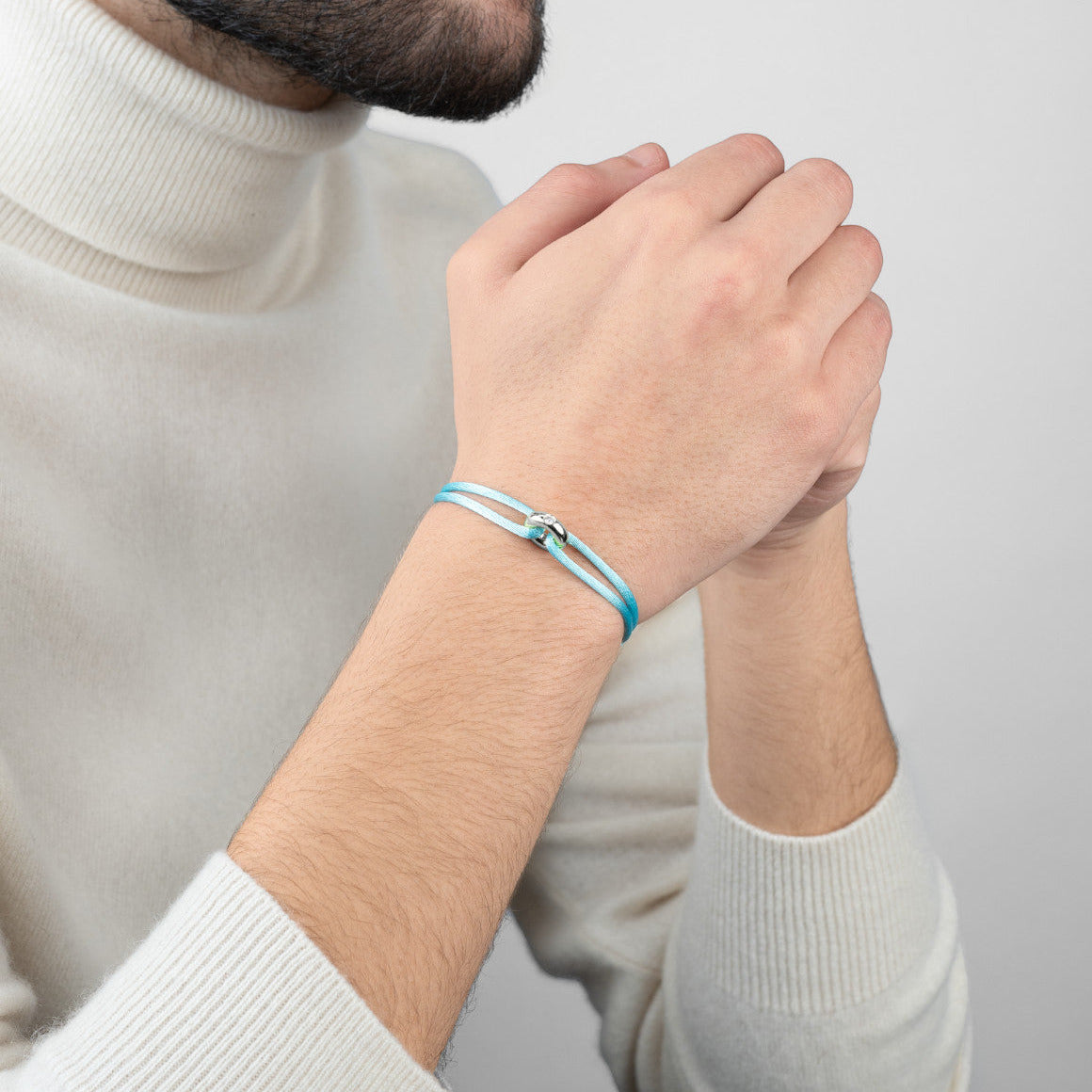 Silver Soho Diamond Cord Bracelet