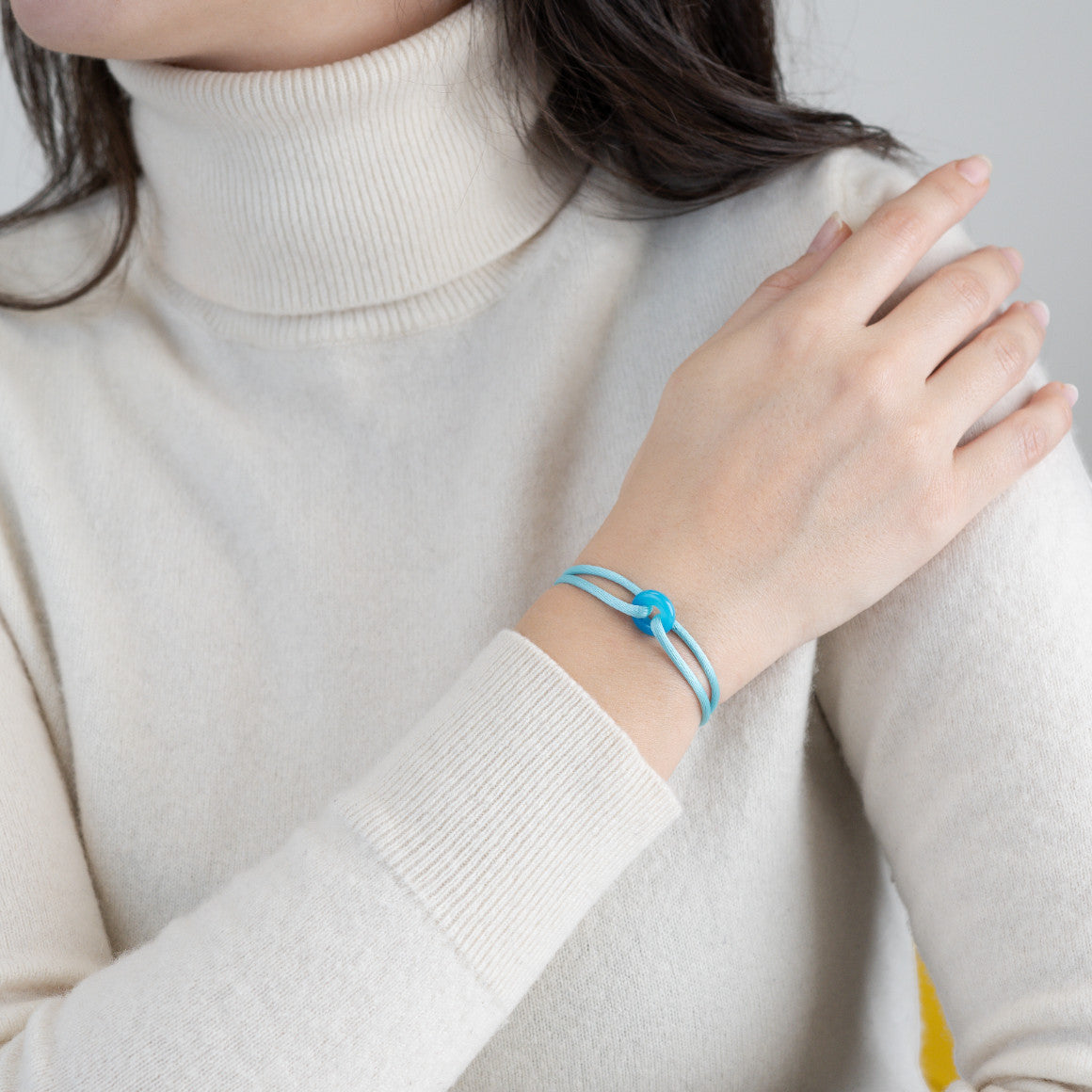 Blue Soho Cord Bracelet