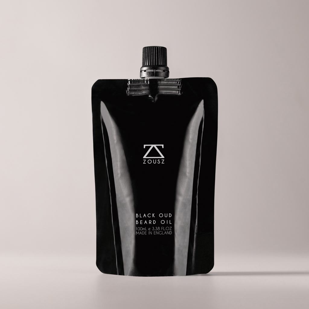 Black Oud Beard Oil 100mL Refill Pouch