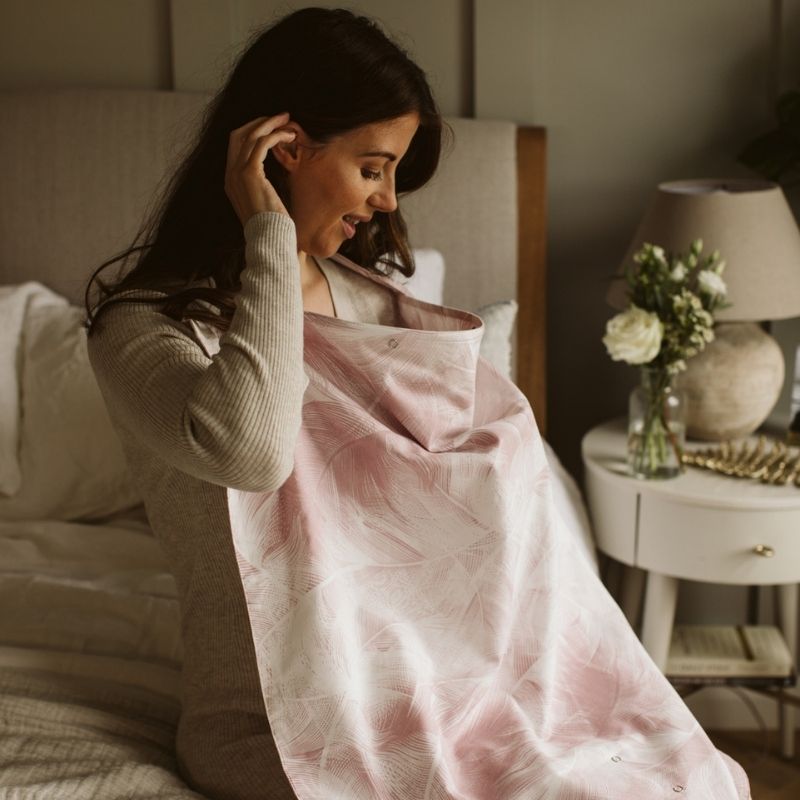 Feeding & Pumping Privacy Cover - Feather Nest