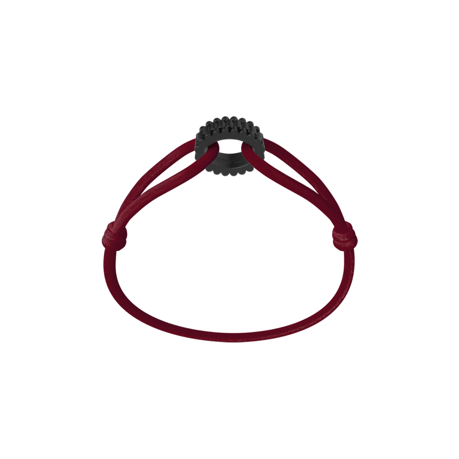 Carbon Regent Cord Bracelet