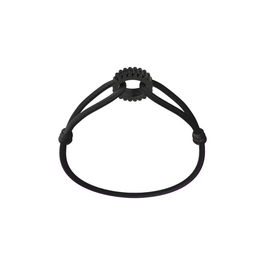 Carbon Regent Cord Bracelet