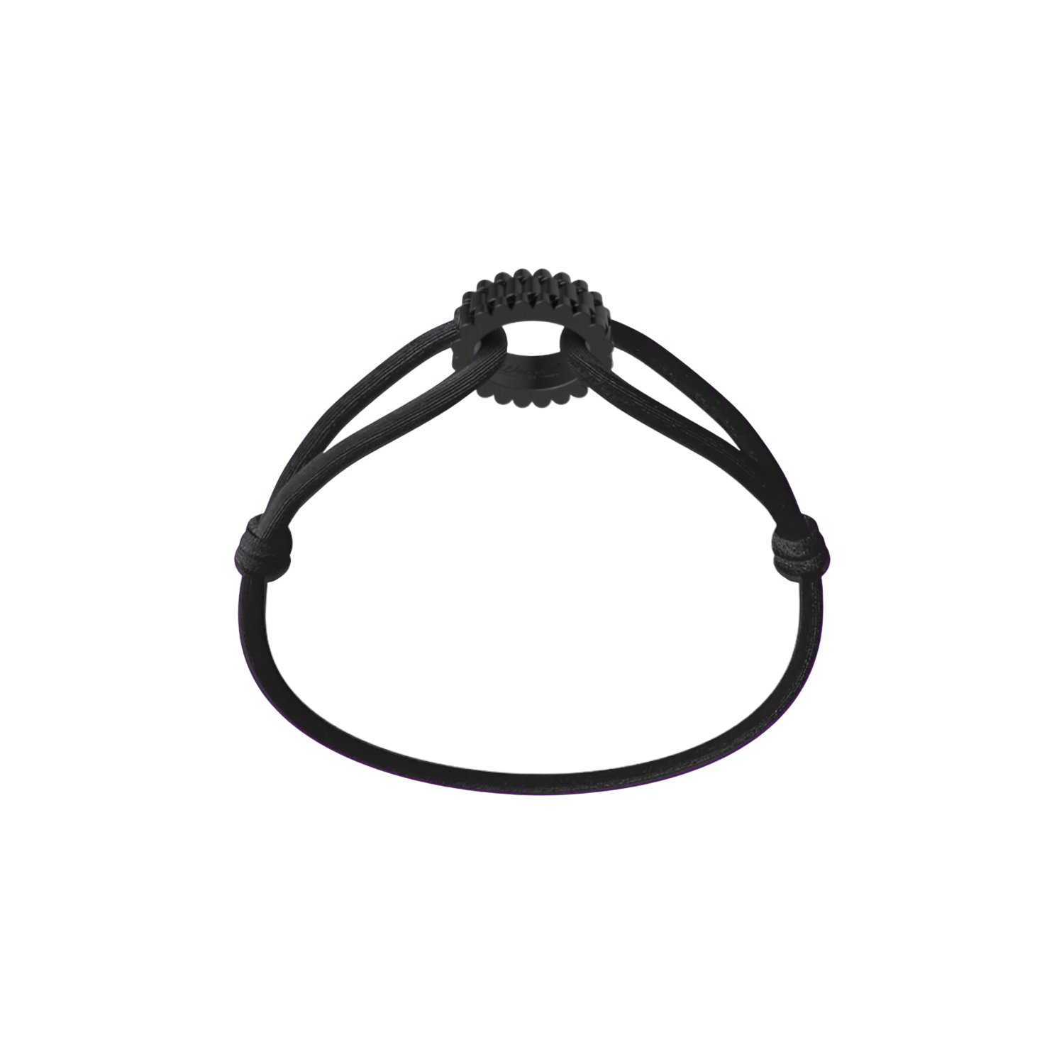Carbon Regent Cord Bracelet